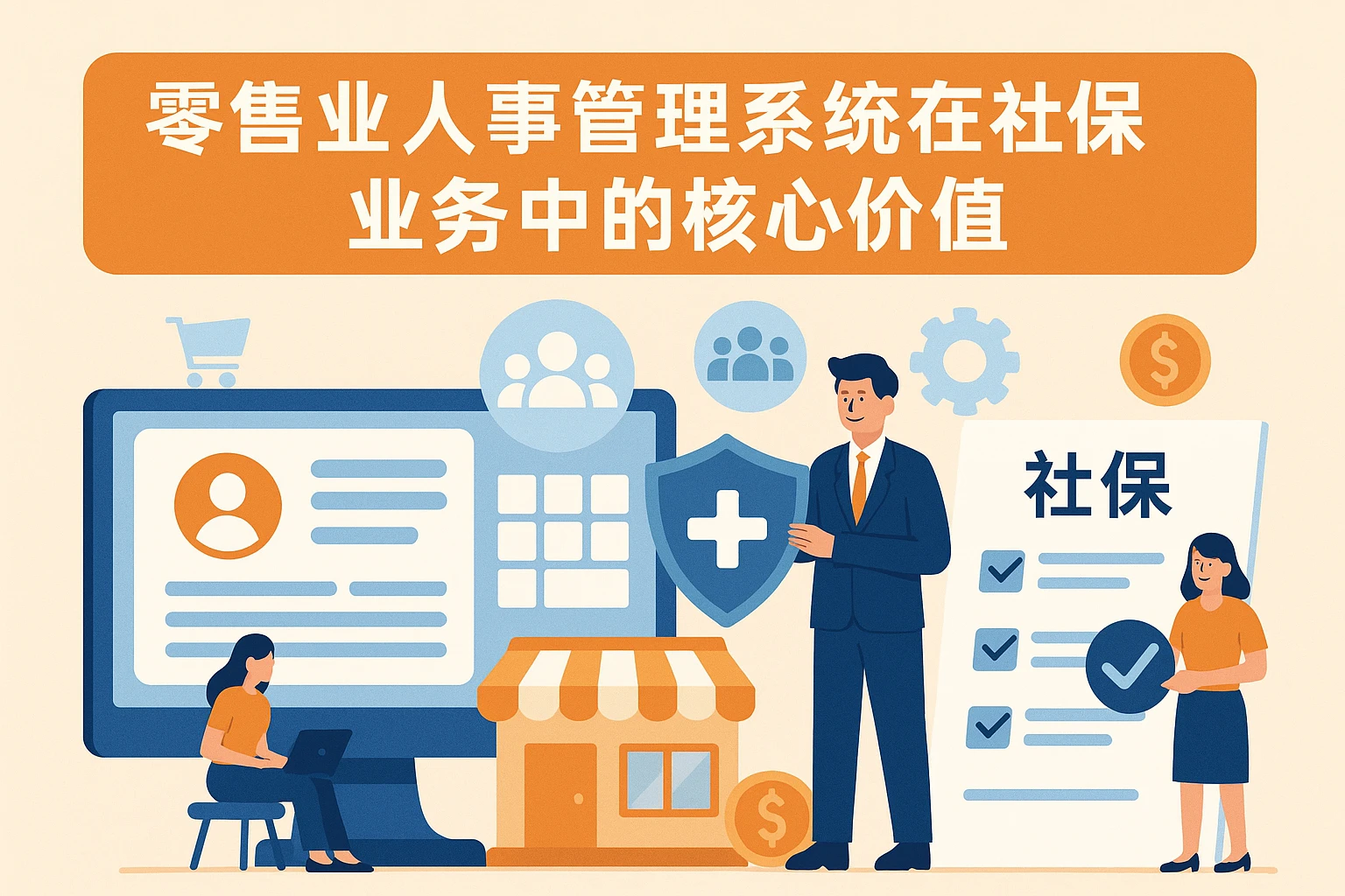 零售业人事管理系统在社保业务中的核心价值