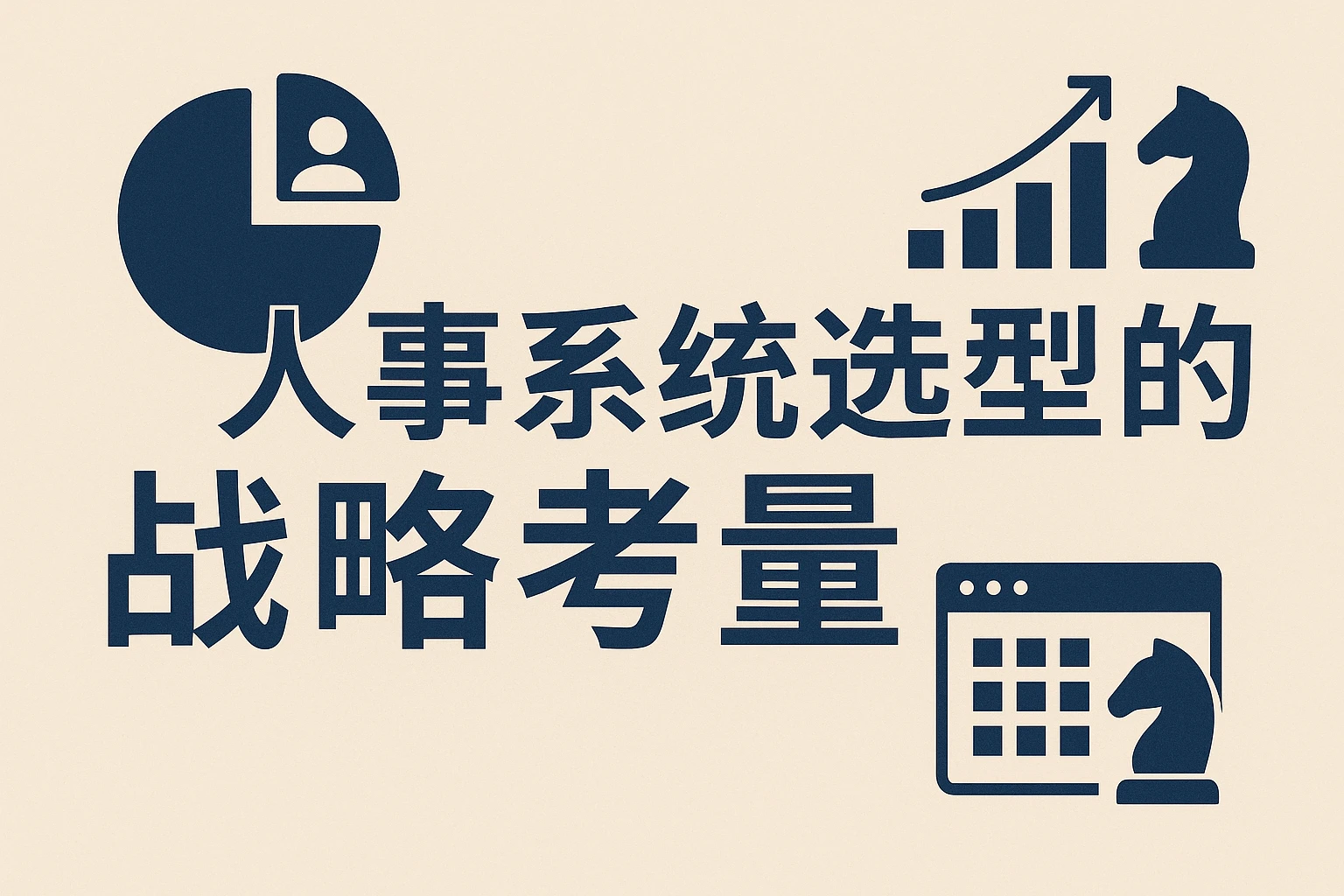 人事系统选型的战略考量