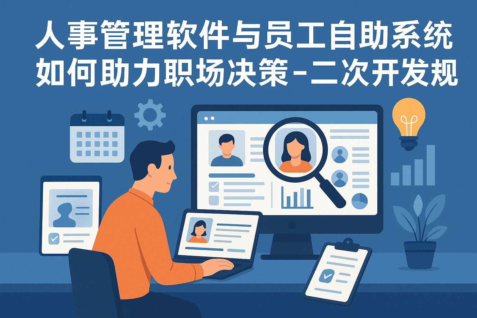 人事管理软件与员工自助系统如何助力职场决策 - 二次开发视角