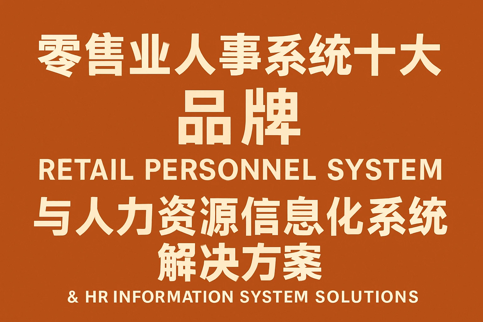 零售业人事系统十大品牌与人力资源信息化系统解决方案