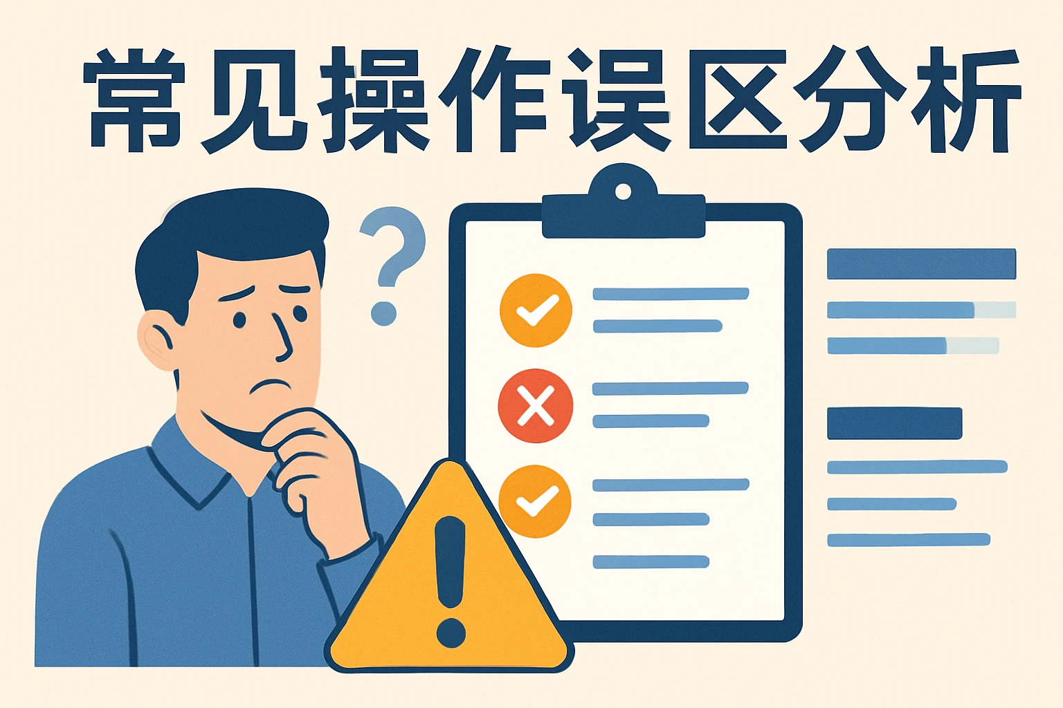 常见操作误区分析