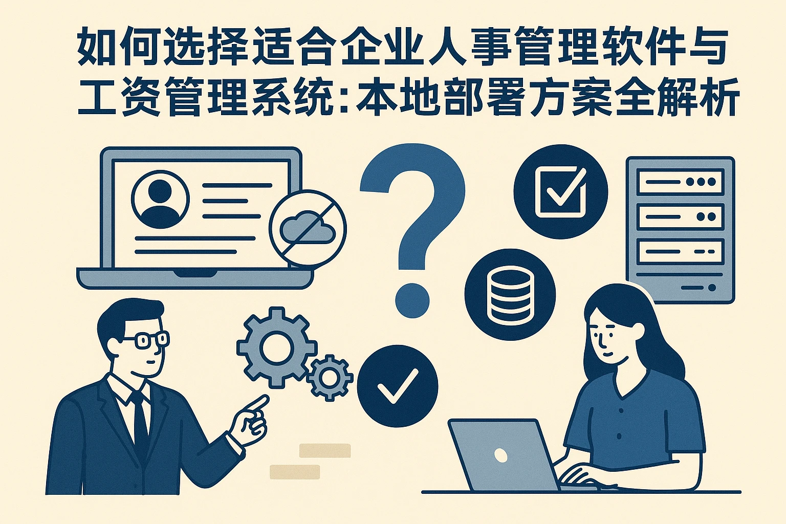 如何选择适合企业的人事管理软件与工资管理系统：本地部署方案全解析