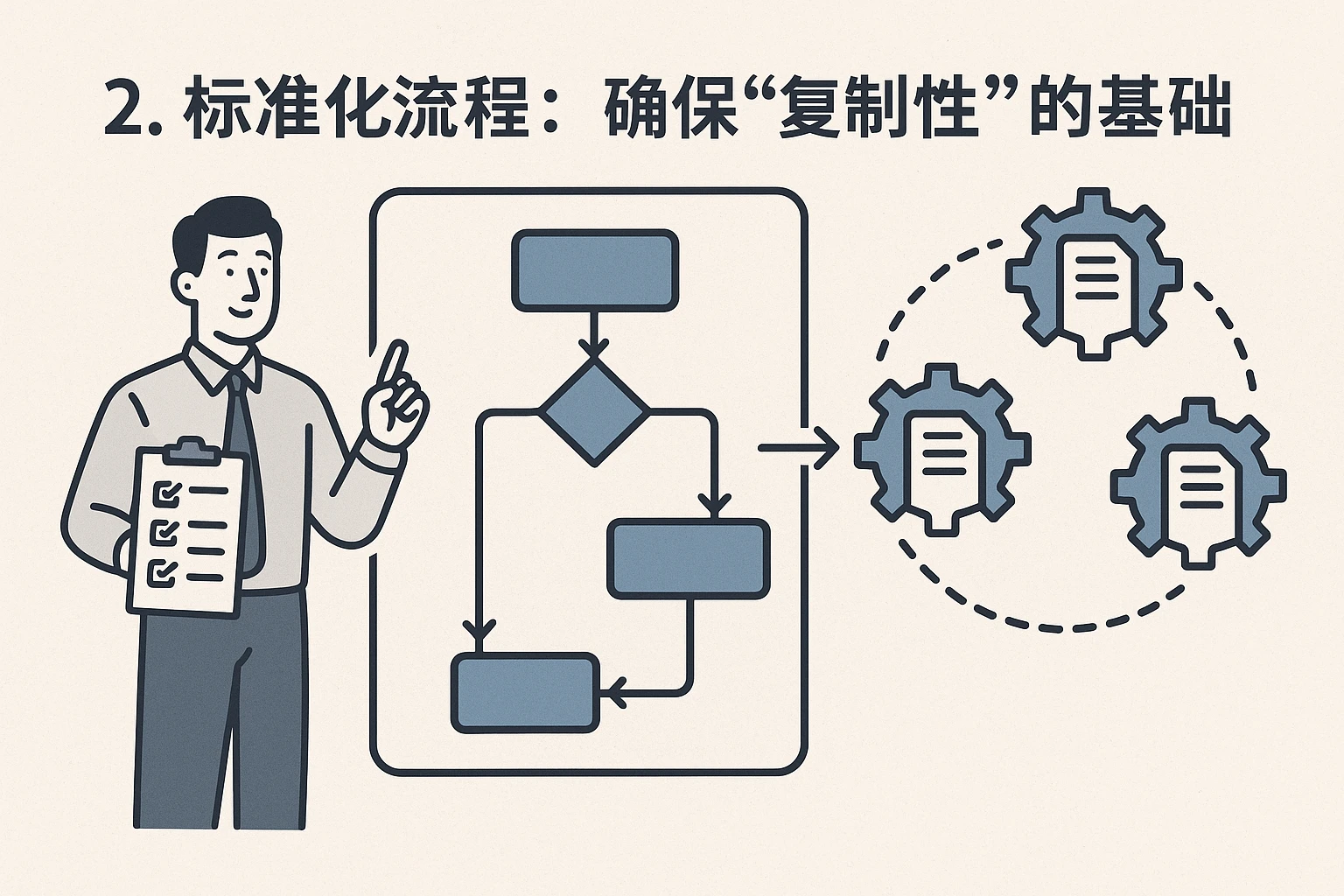 2. 标准化流程：确保“复制性”的基础