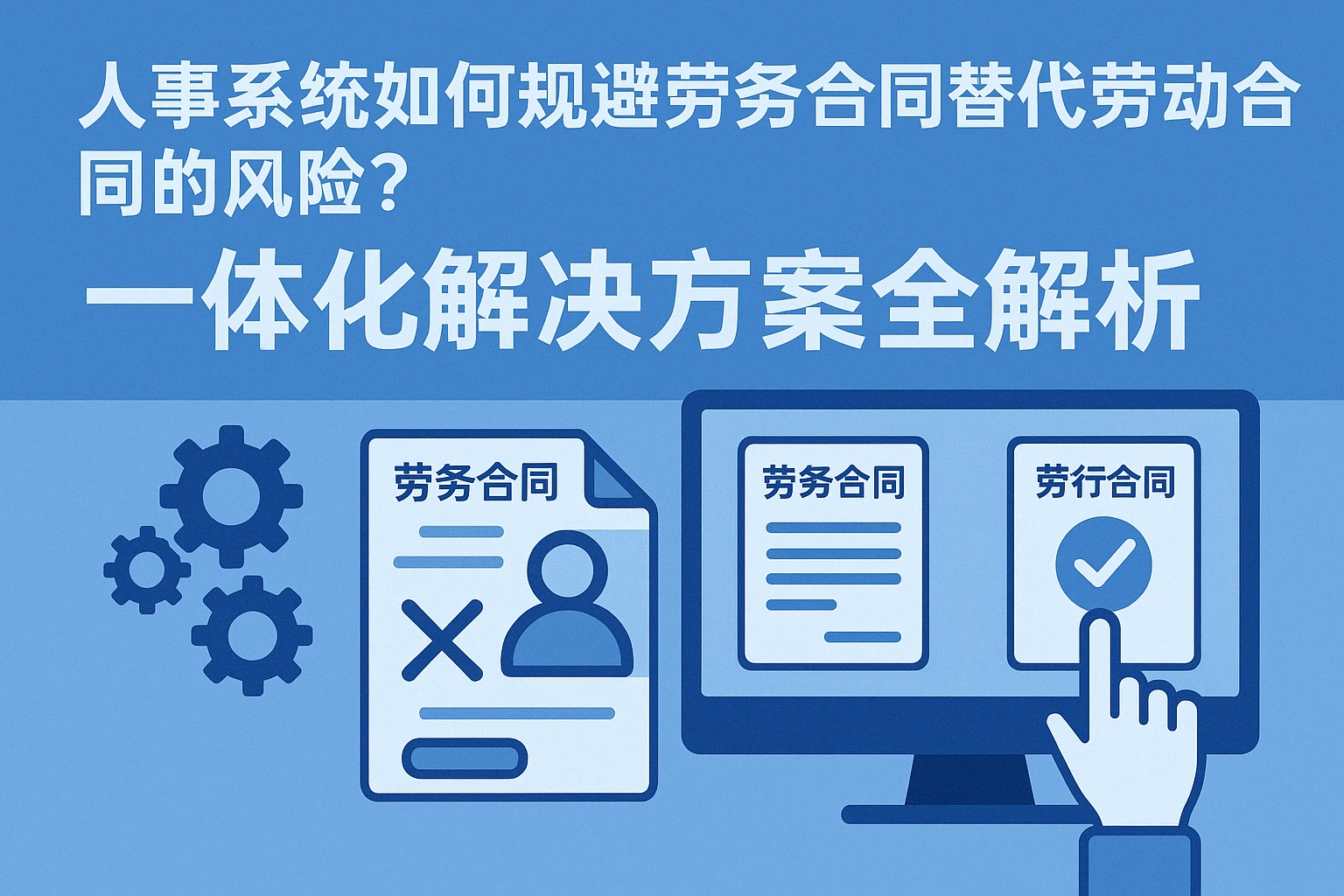 人事系统如何规避劳务合同替代劳动合同的风险?一体化解决方案全解析