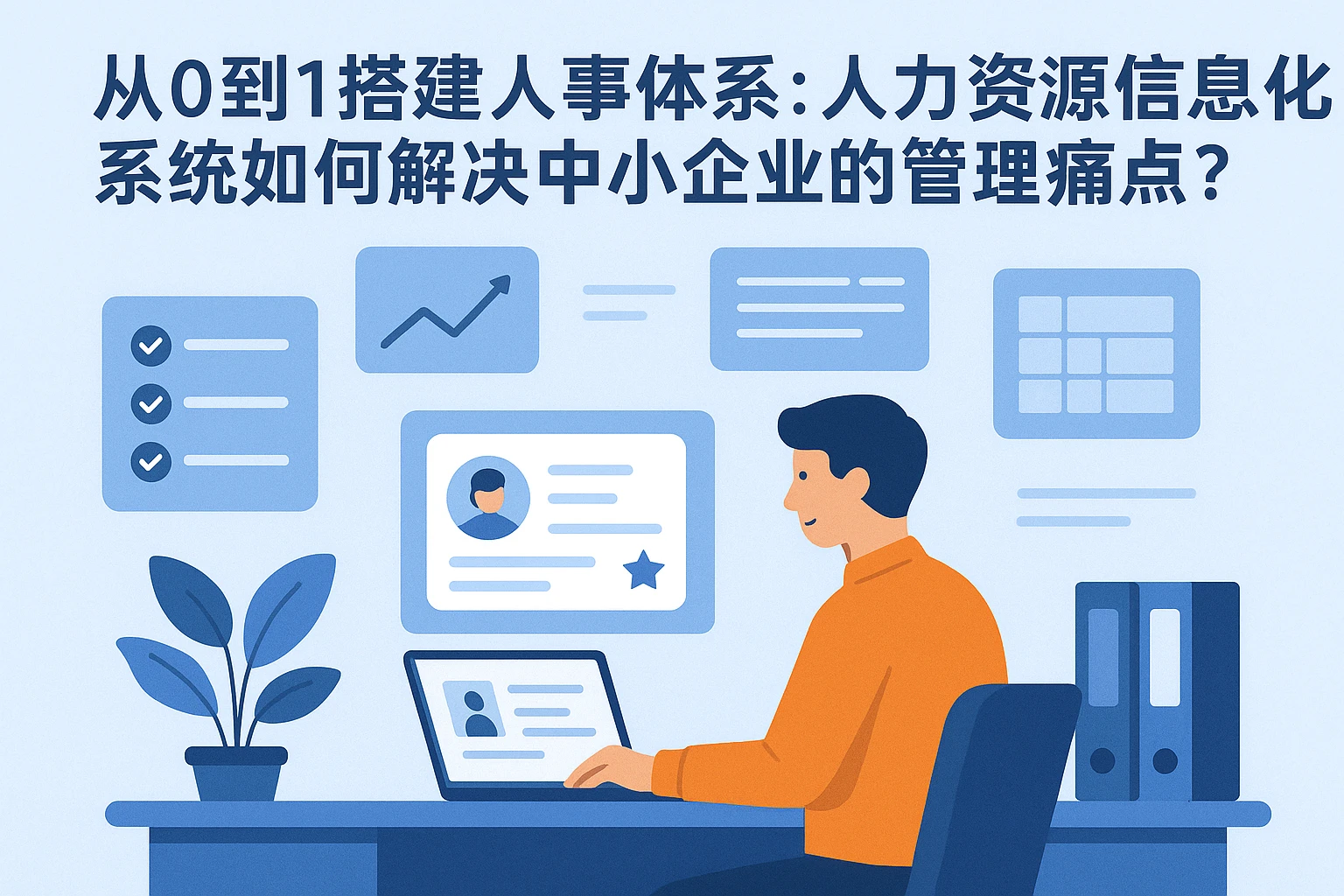 从0到1搭建人事体系：人力资源信息化系统如何解决中小企业的管理痛点？