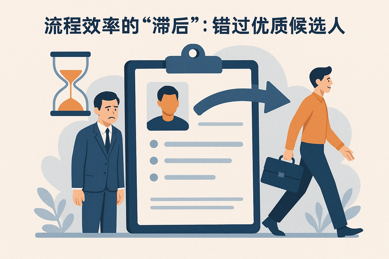 2. 流程效率的“滞后”:错过优质候选人