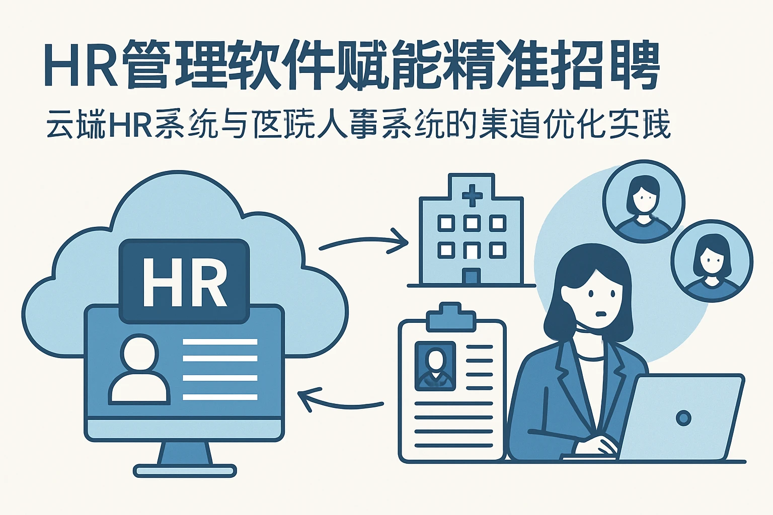 HR管理软件赋能精准招聘：云端HR系统与医院人事系统的渠道优化实践