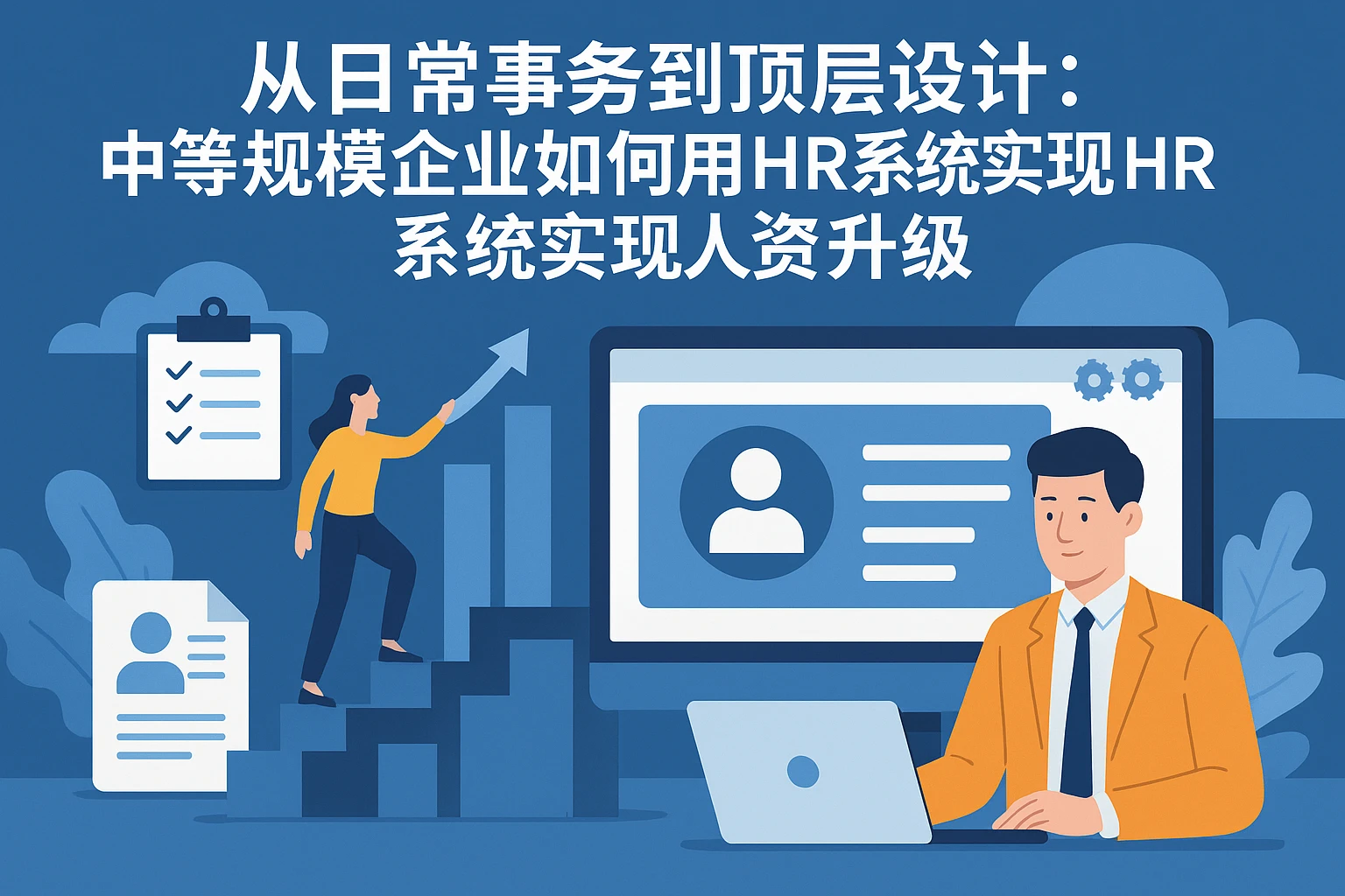 从日常事务到顶层设计:中等规模企业如何用HR系统实现人力资源管理升级