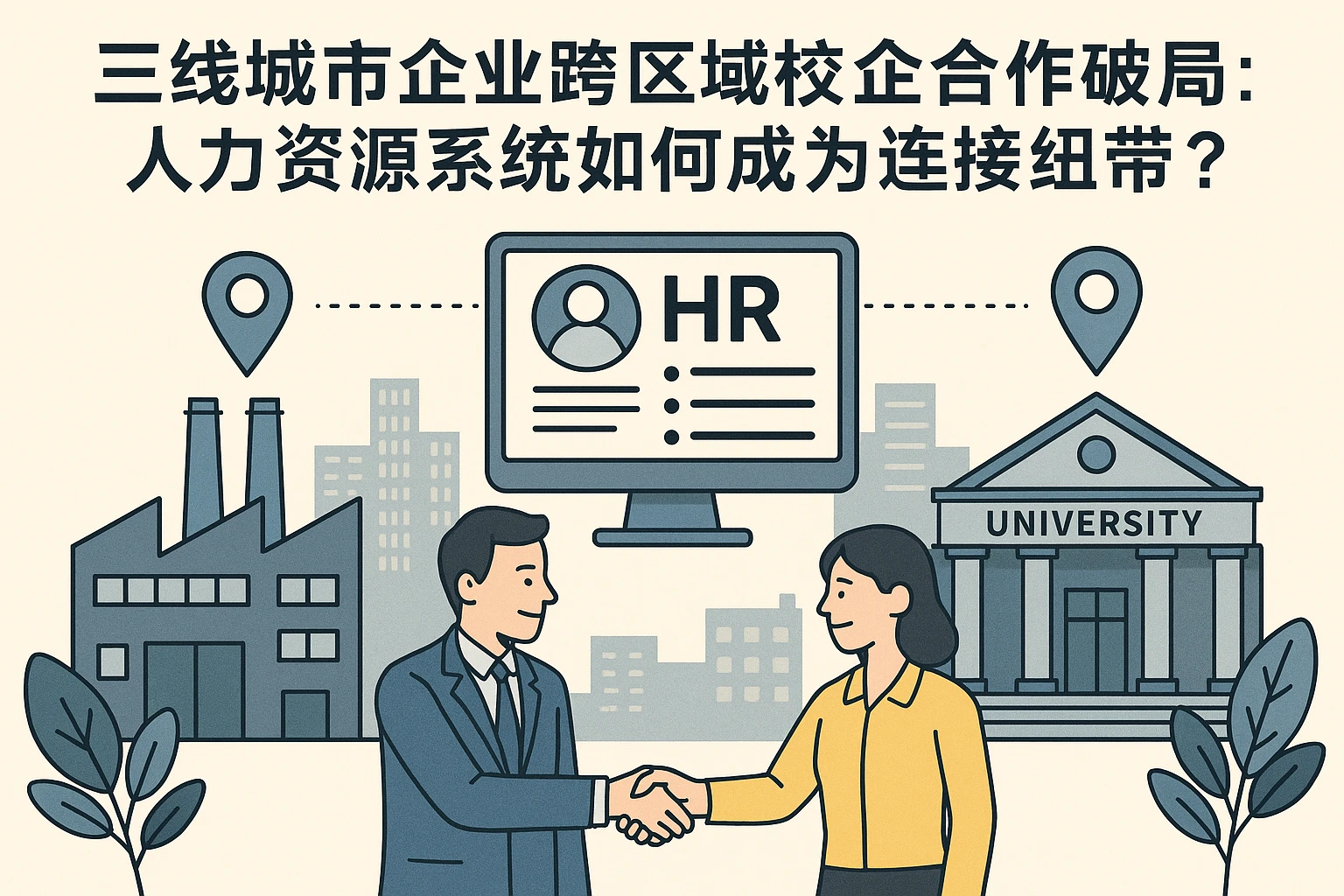 三线城市企业跨区域校企合作破局：人力资源系统如何成为连接纽带？
