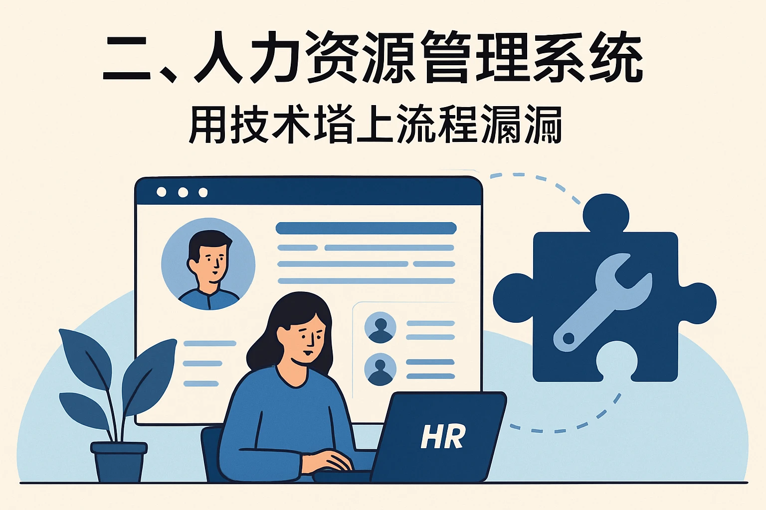 二、人力资源管理系统:用技术堵上流程漏洞