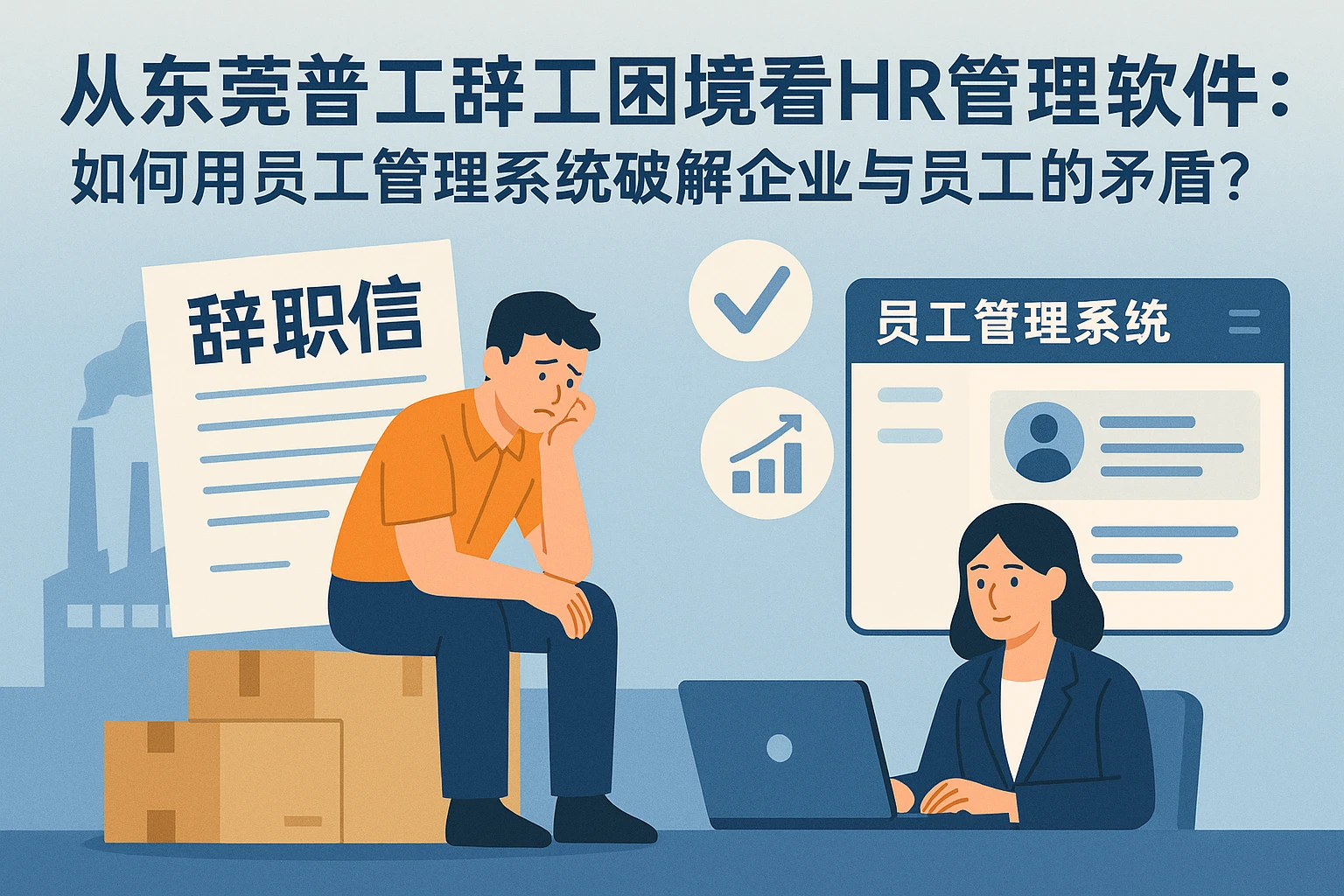 从东莞普工辞工困境看HR管理软件：如何用员工管理系统破解企业与员工的矛盾？