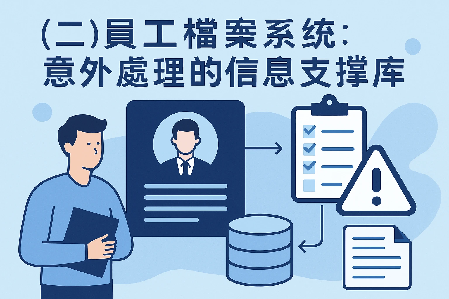 (二)员工档案系统:意外处理的信息支撑库