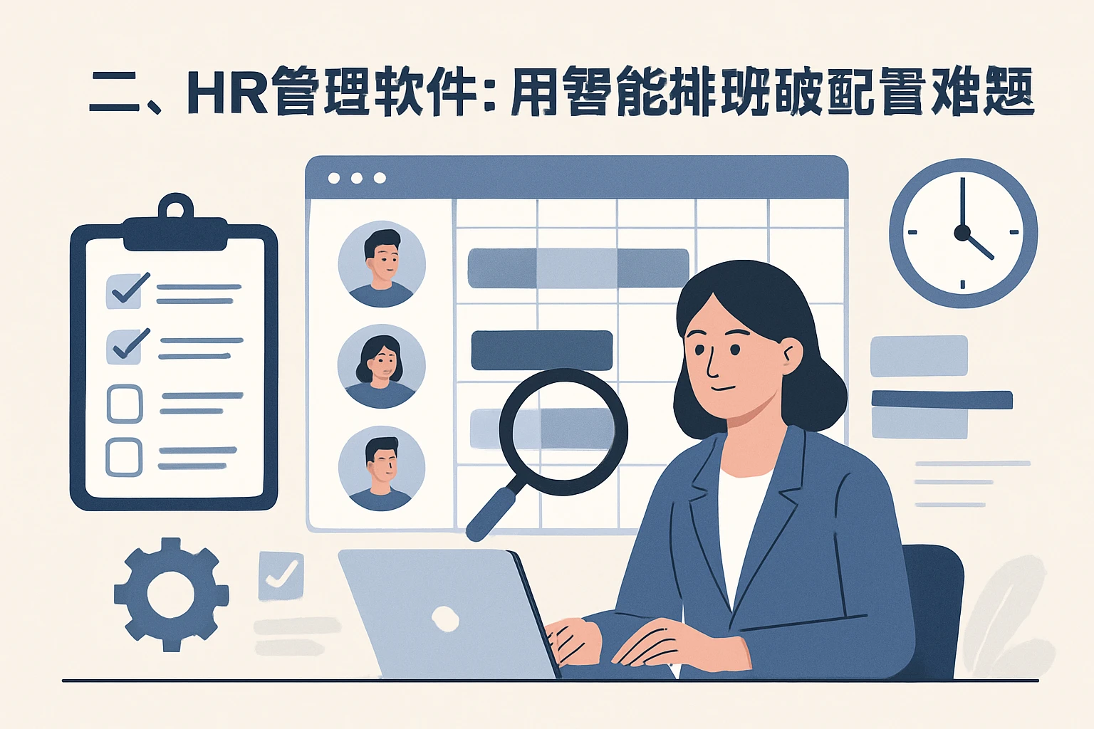 二、HR管理软件：用智能排班破解配置难题