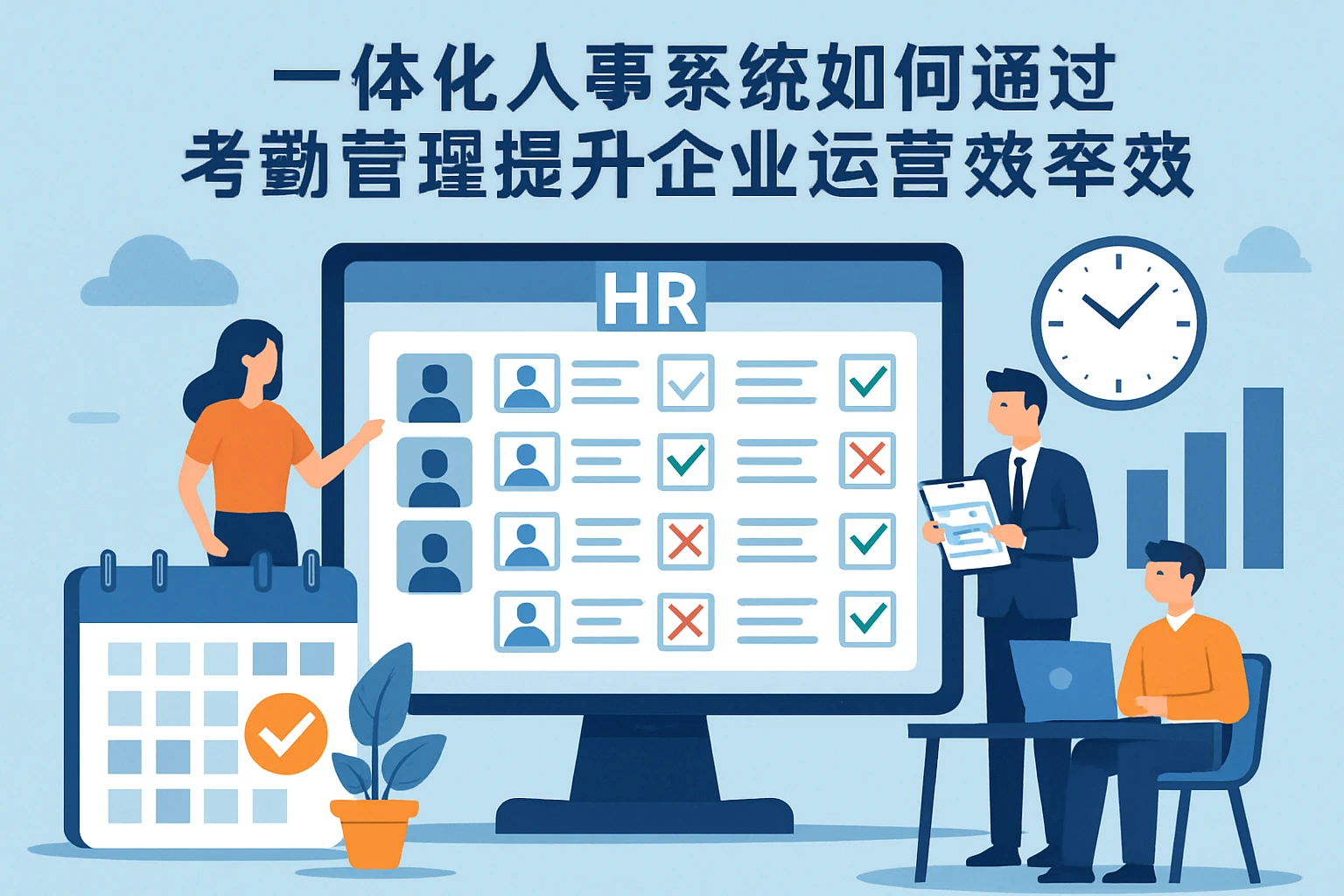 一体化人事系统如何通过考勤管理提升企业运营效率