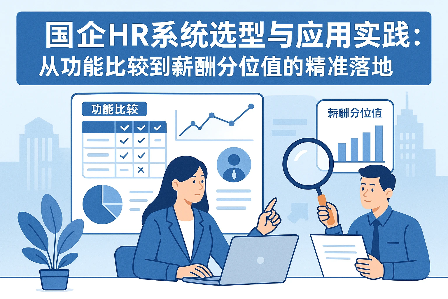 国企HR系统选型与应用实践:从功能比较到薪酬分位值的精准落地