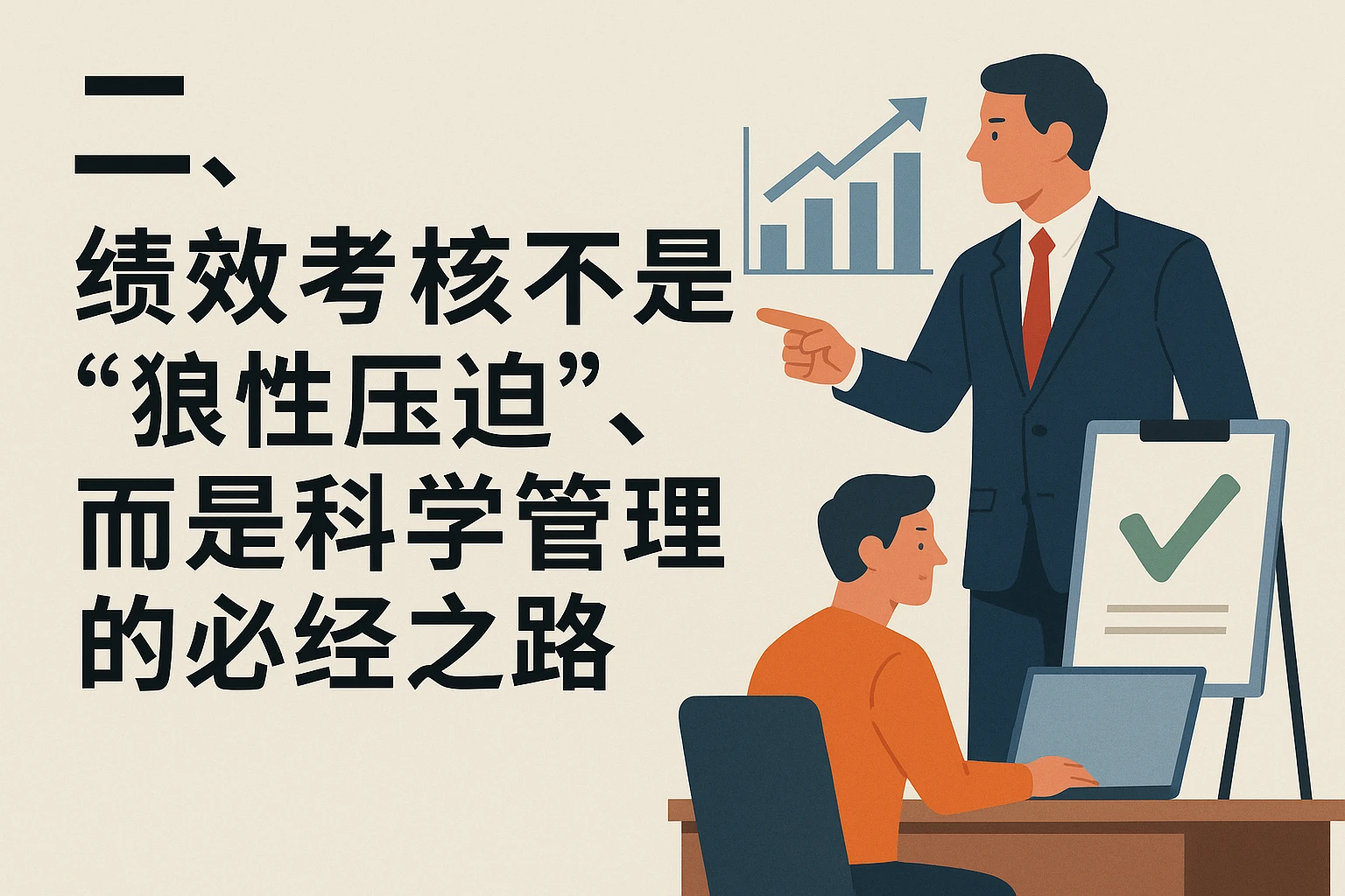 二、绩效考核不是“狼性压迫”,而是科学管理的必经之路