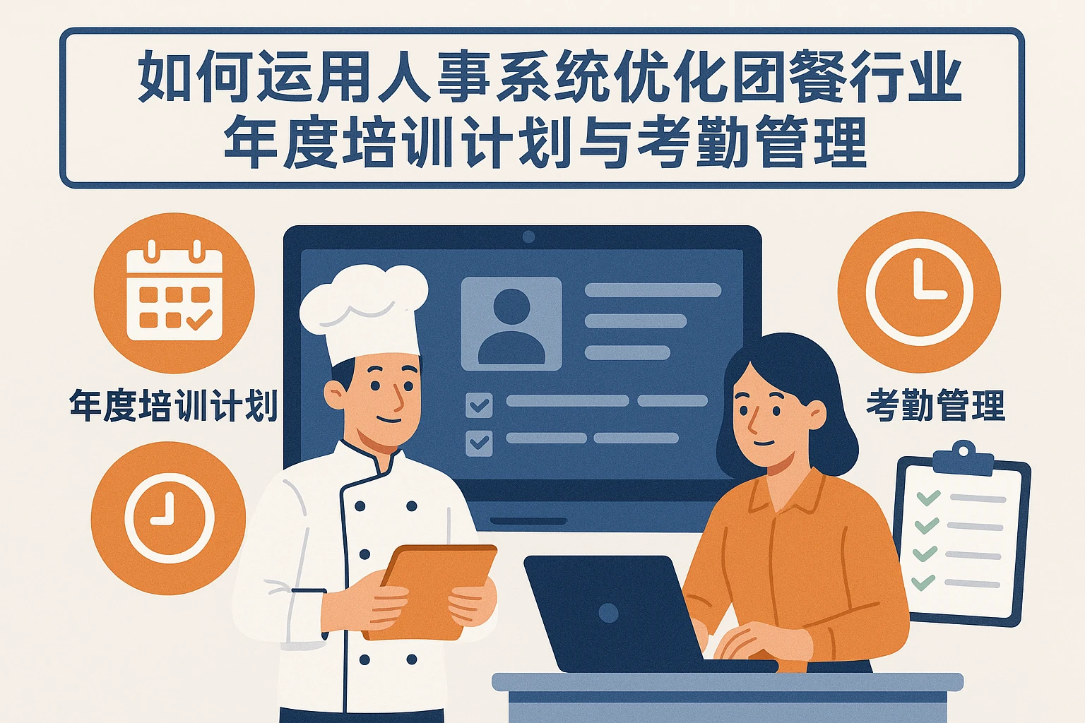 如何运用人事系统优化团餐行业年度培训计划与考勤管理