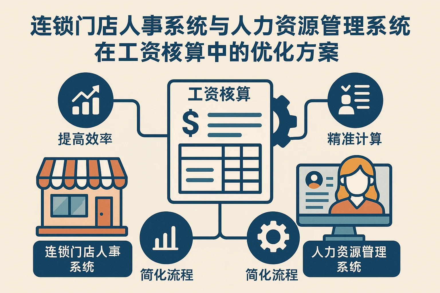 连锁门店人事系统与人力资源管理系统在工资核算中的优化方案