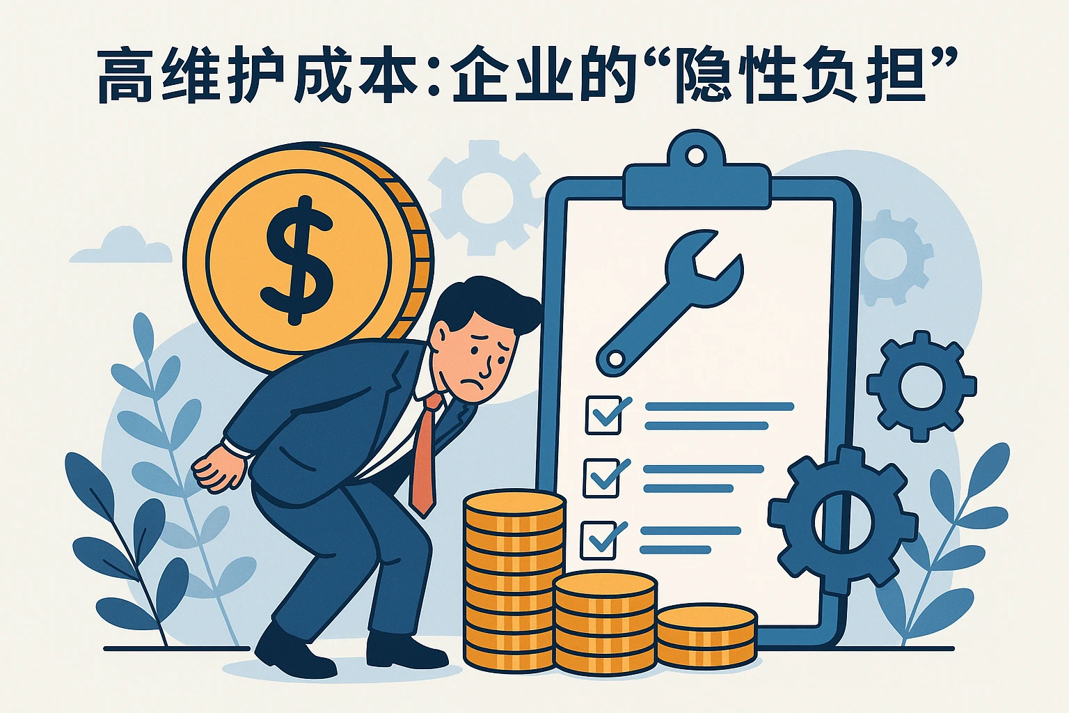 2. 高维护成本:企业的“隐性负担”
