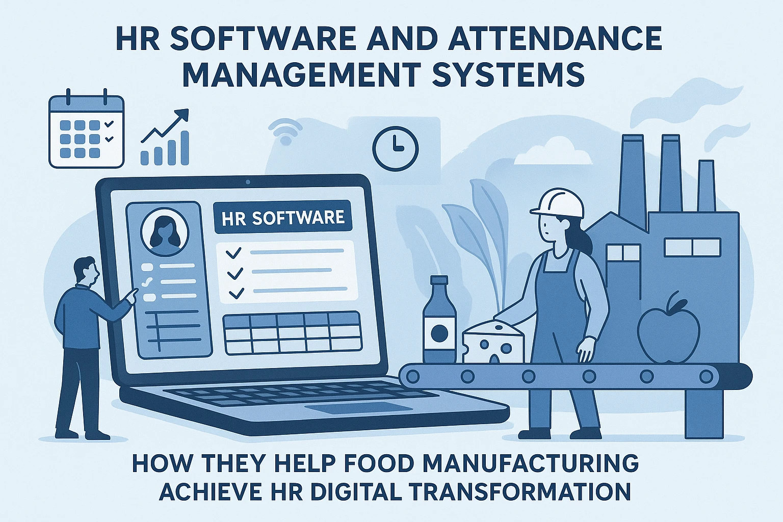 人力资源软件与考勤管理系统如何助力食品制造业实现人力资源数字化转型