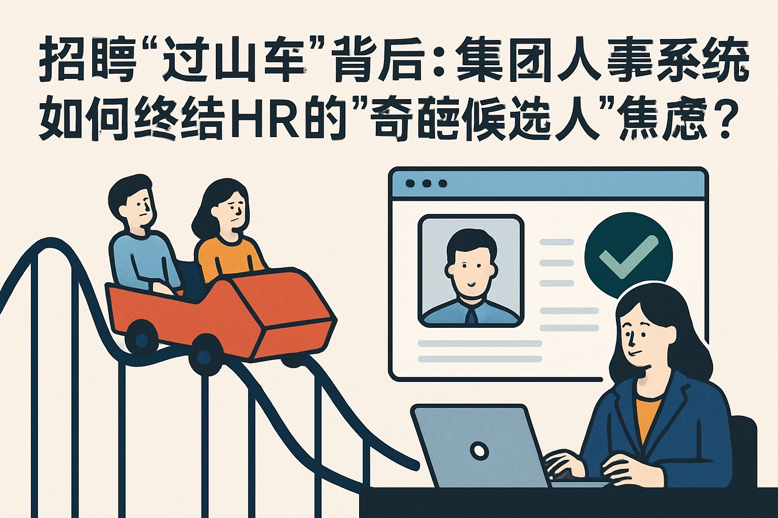 招聘“过山车”背后:集团型人事系统如何终结HR的“奇葩候选人”焦虑?