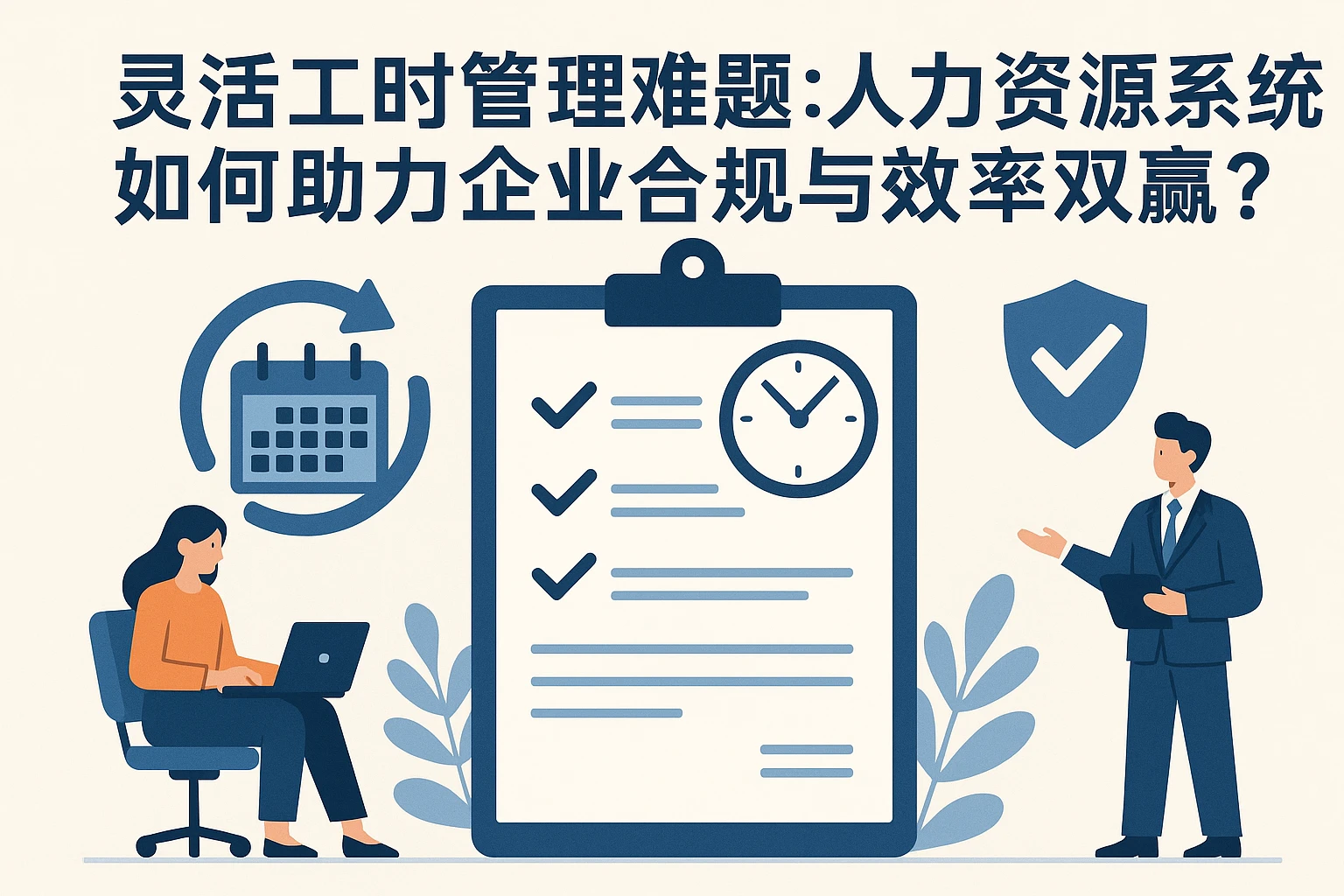 灵活工时管理难题：人力资源系统如何助力企业合规与效率双赢？