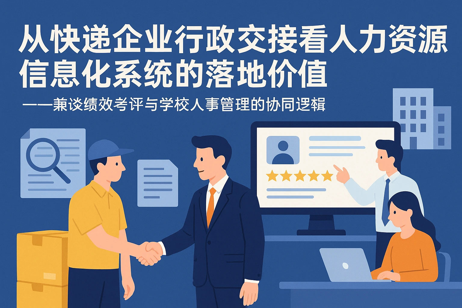 从快递企业行政交接看人力资源信息化系统的落地价值——兼谈绩效考评与学校人事管理的协同逻辑