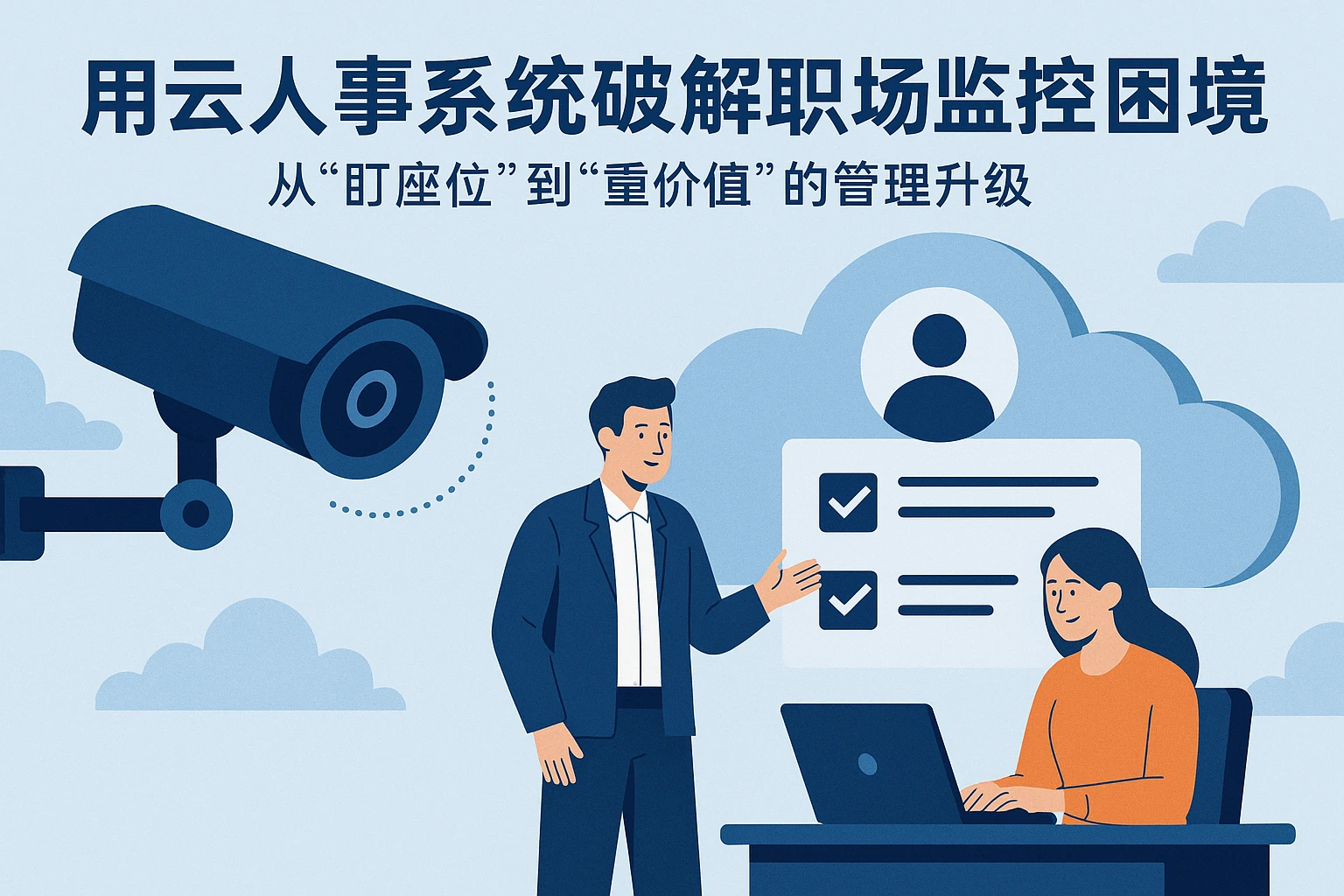 用云人事系统破解职场监控困境:从“盯座位”到“重价值”的管理升级