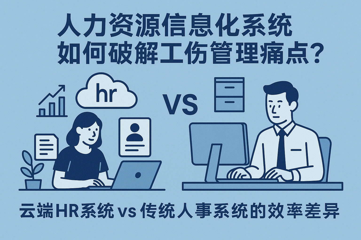 人力资源信息化系统如何破解工伤管理痛点?云端HR系统vs传统人事系统的效率差异