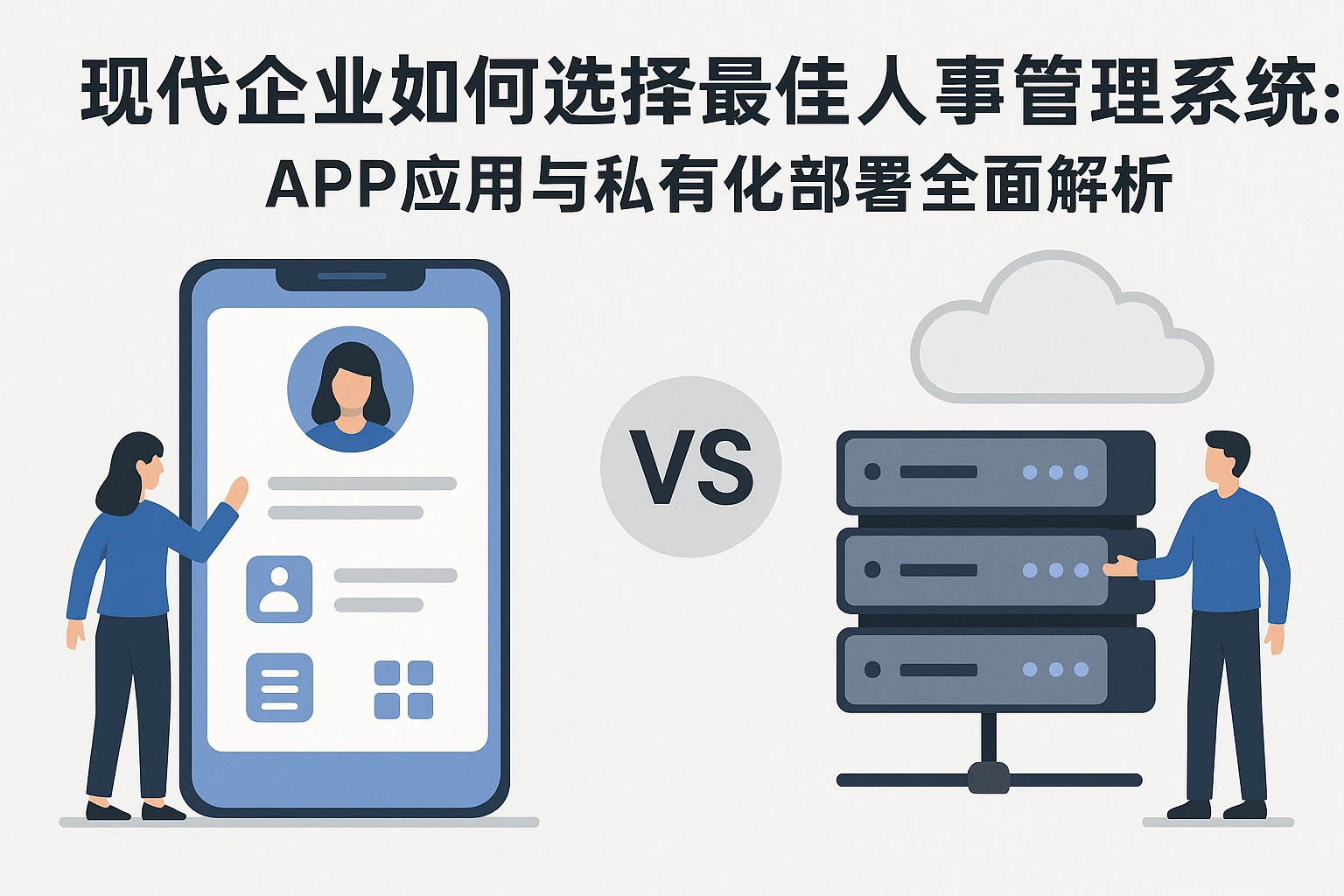现代企业如何选择最佳人事管理系统：APP应用与私有化部署全面解析