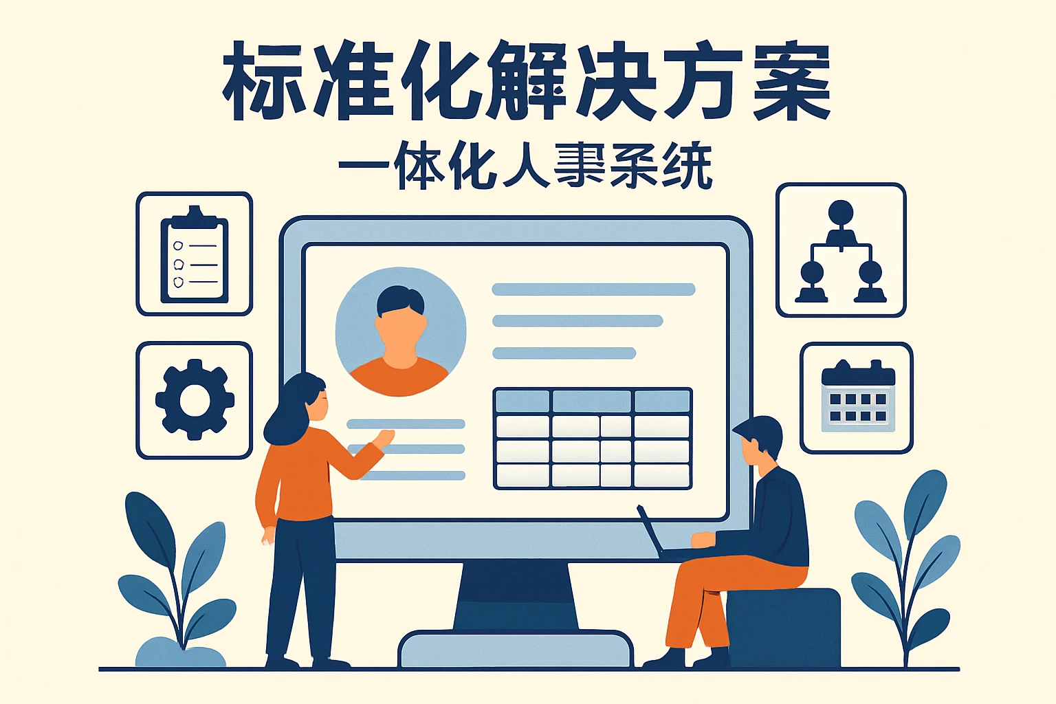 一体化人事系统的标准化解决方案