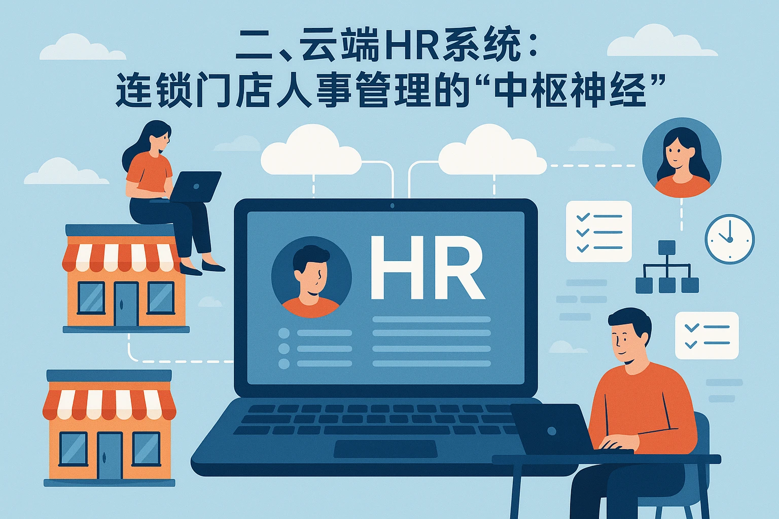 二、云端HR系统：连锁门店人事管理的“中枢神经”