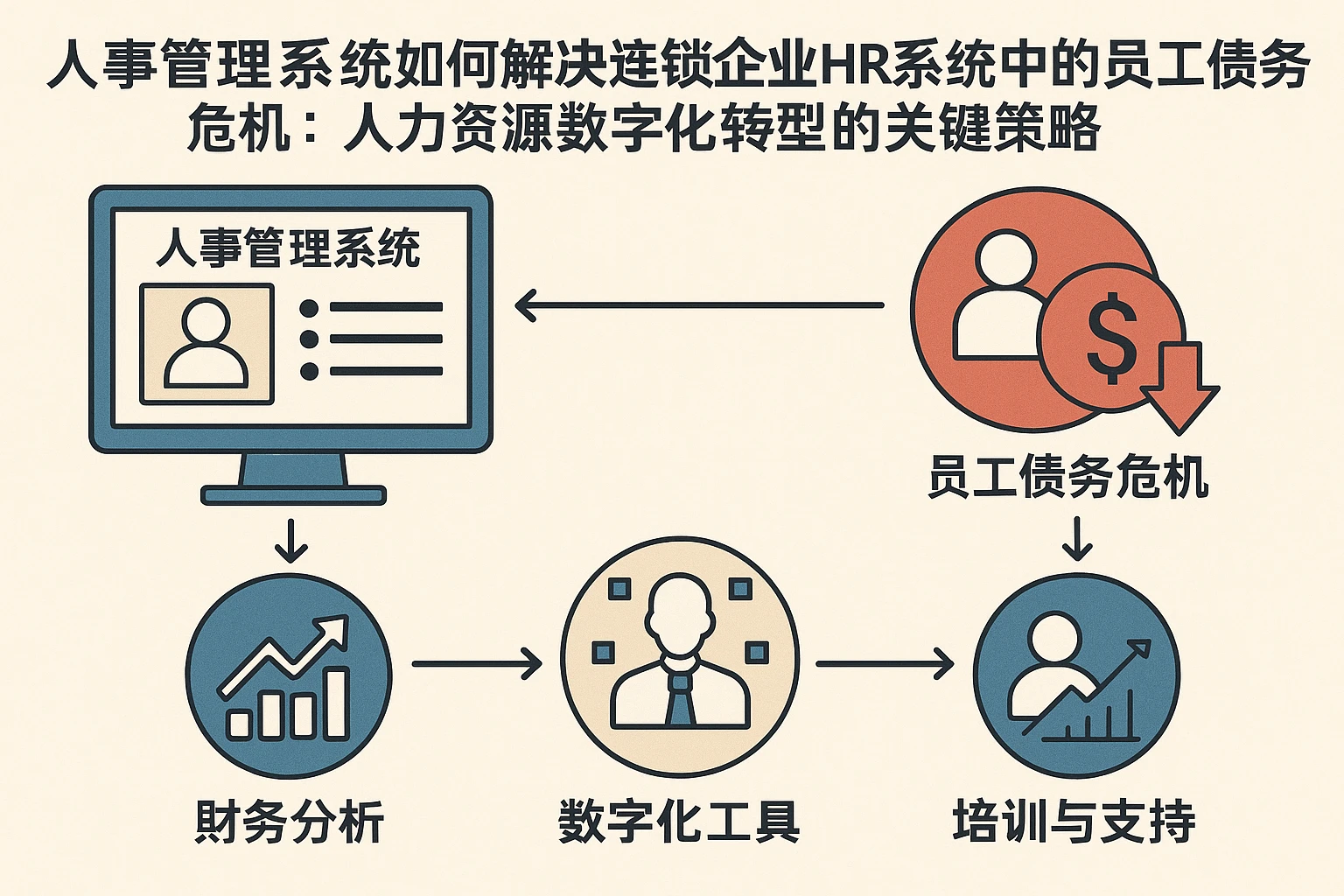 人事管理系统如何解决连锁企业HR系统中的员工债务危机:人力资源数字化转型的关键策略