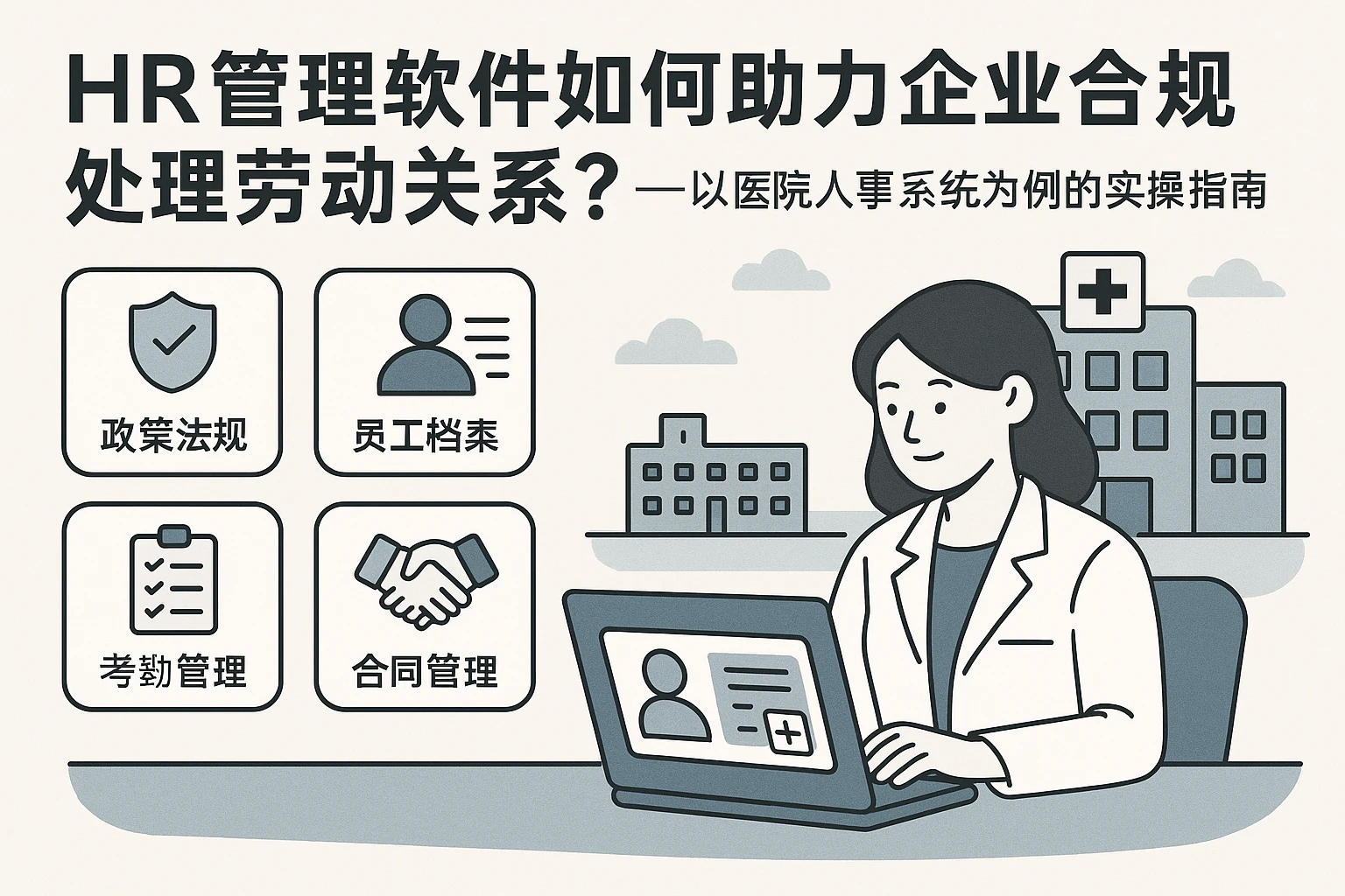 HR管理软件如何助力企业合规处理劳动关系？——以医院人事系统为例的实操指南