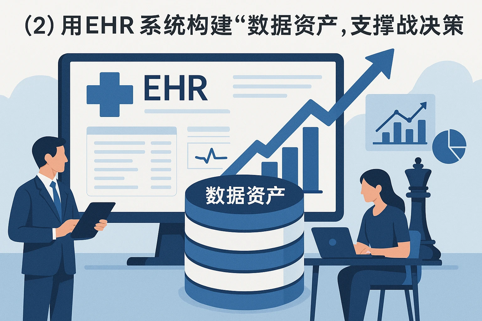 （2）用EHR系统构建“数据资产”，支撑战略决策