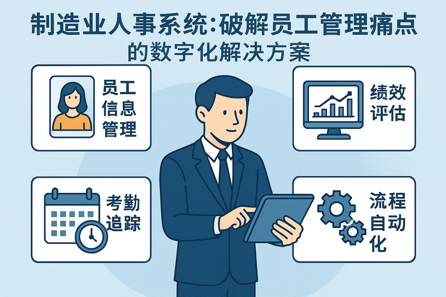 制造业人事系统:破解员工管理痛点的数字化解决方案
