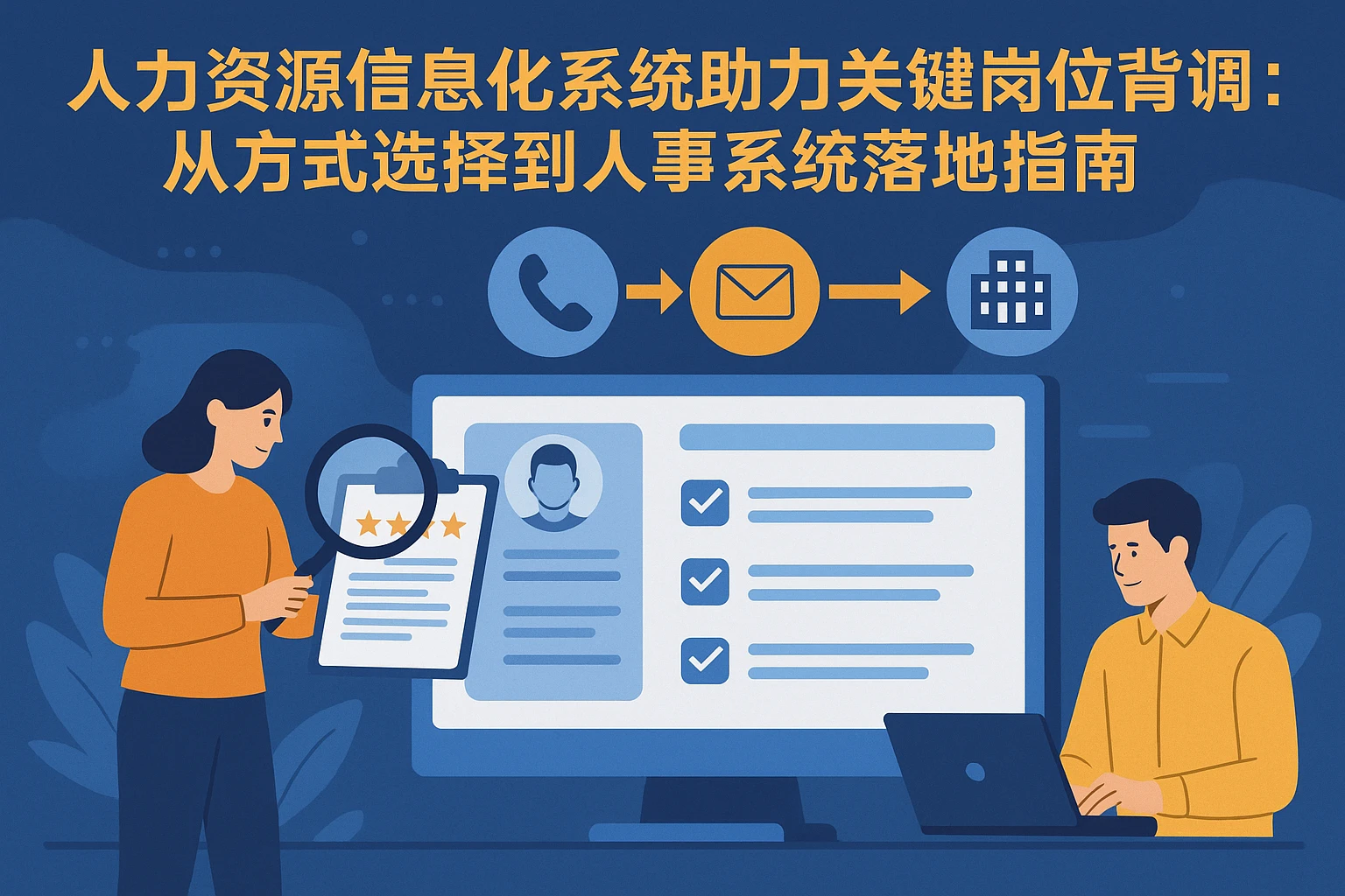人力资源信息化系统助力关键岗位背调:从方式选择到人事系统落地指南