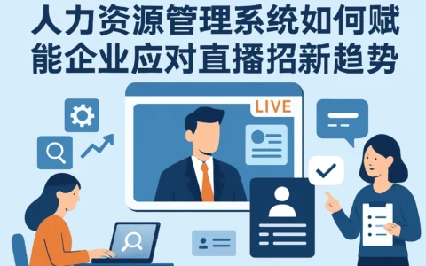 人力资源管理系统如何赋能企业应对直播招聘新趋势