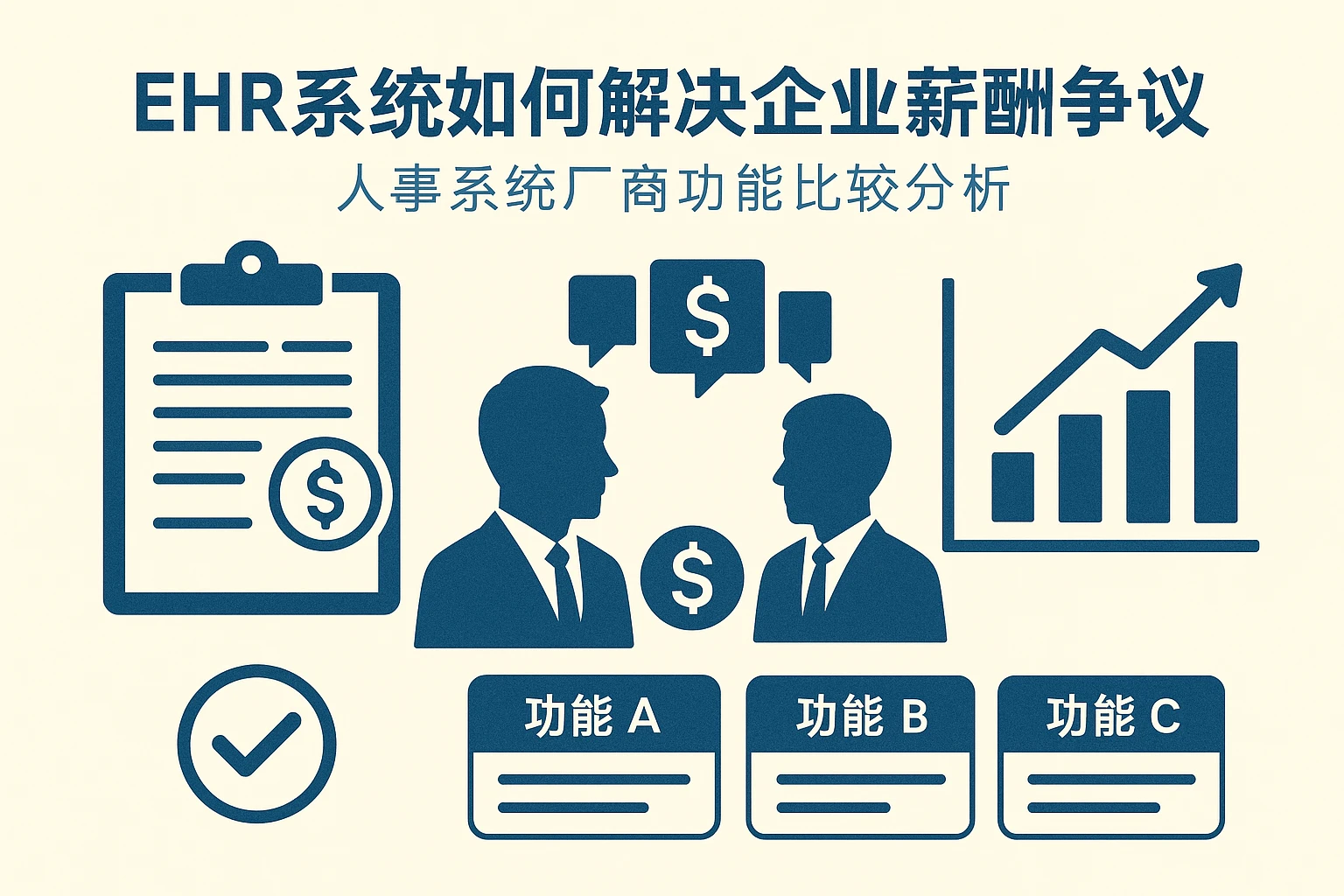 EHR系统如何解决企业薪酬争议——人事系统厂商功能比较分析