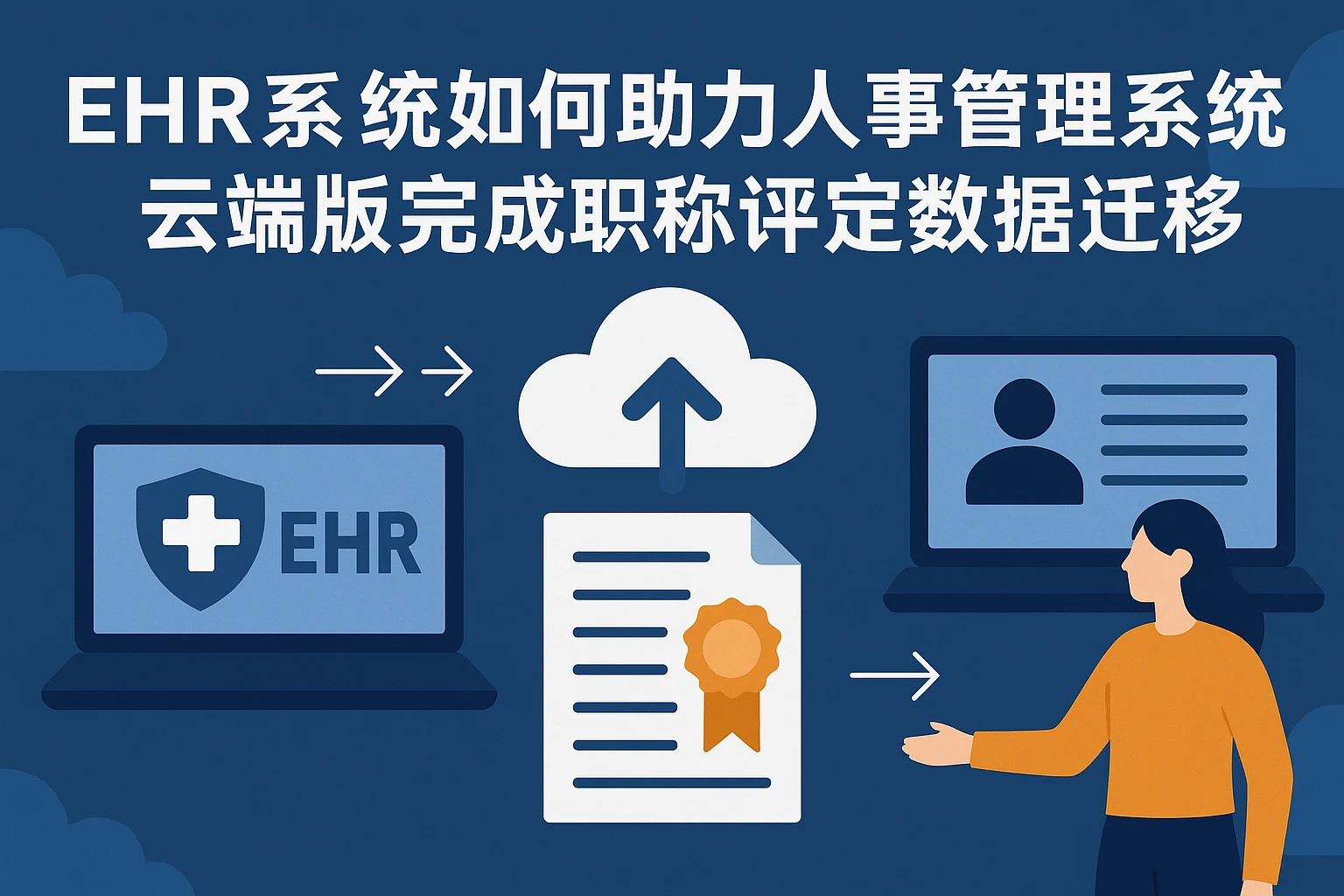 EHR系统如何助力人事管理系统云端版完成职称评定数据迁移