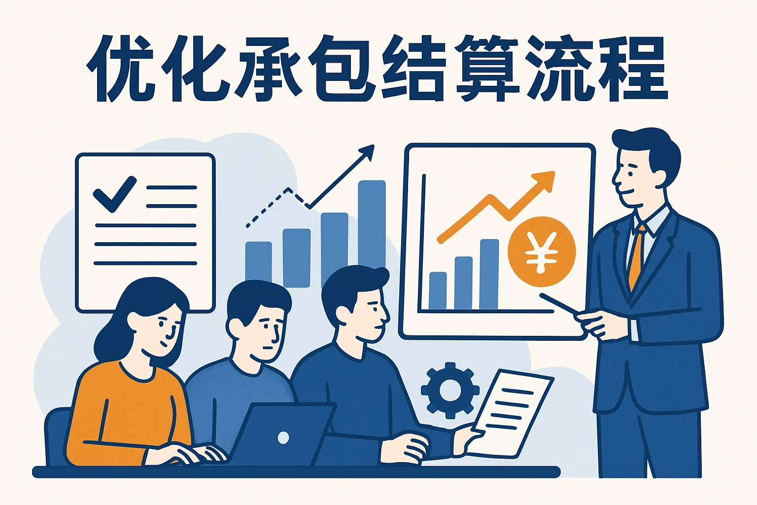 优化承包结算流程