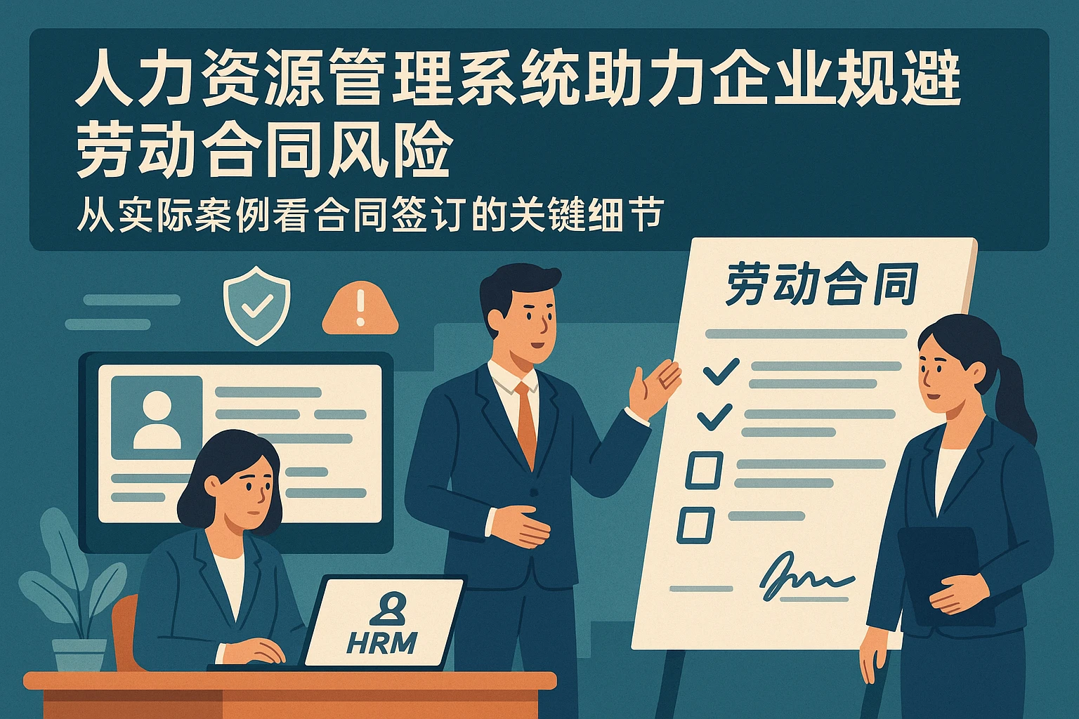 人力资源管理系统助力企业规避劳动合同风险：从实际案例看合同签订的关键细节