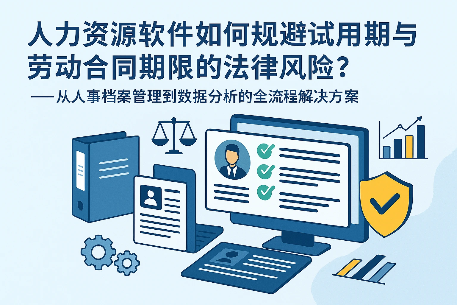 人力资源软件如何规避试用期与劳动合同期限的法律风险?——从人事档案管理到数据分析的全流程解决方案