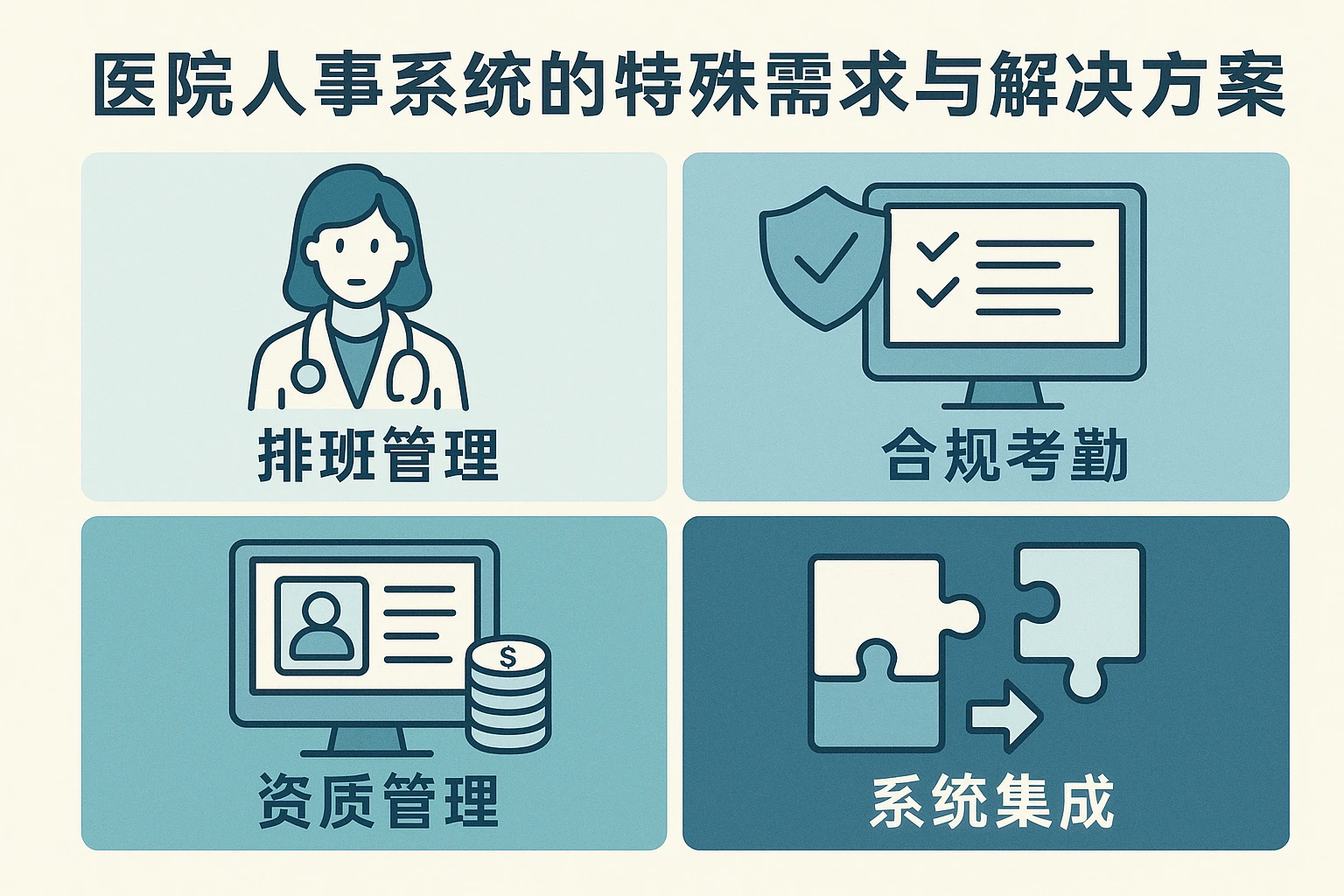 医院人事系统的特殊需求与解决方案