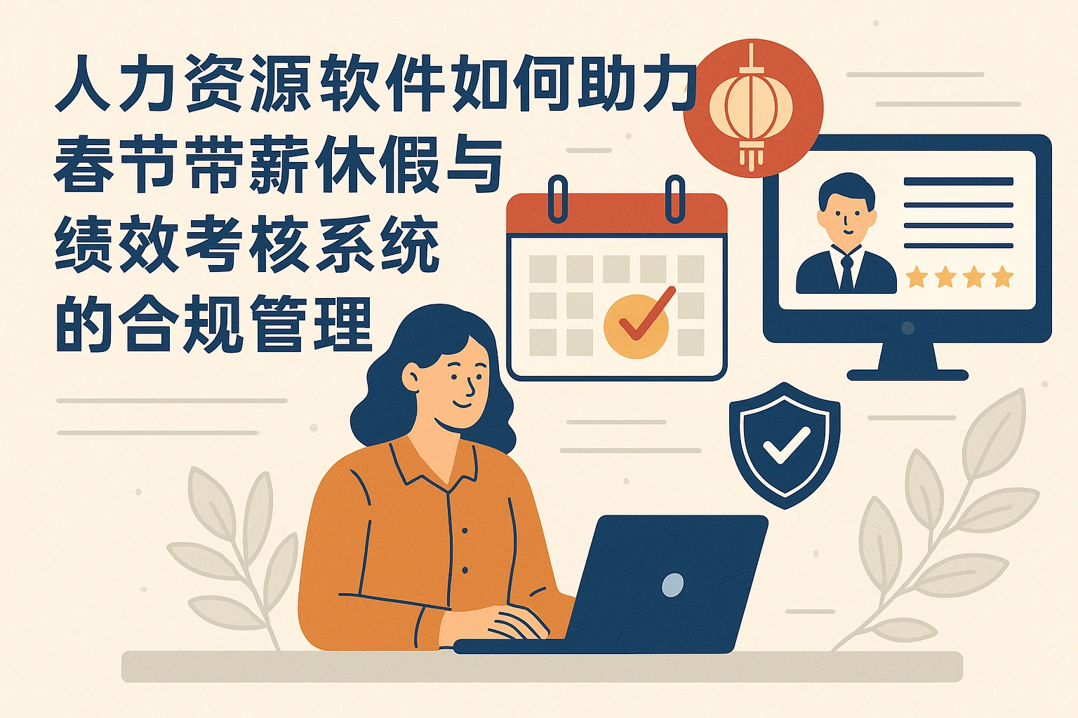 人力资源软件如何助力春节带薪休假与绩效考核系统的合规管理