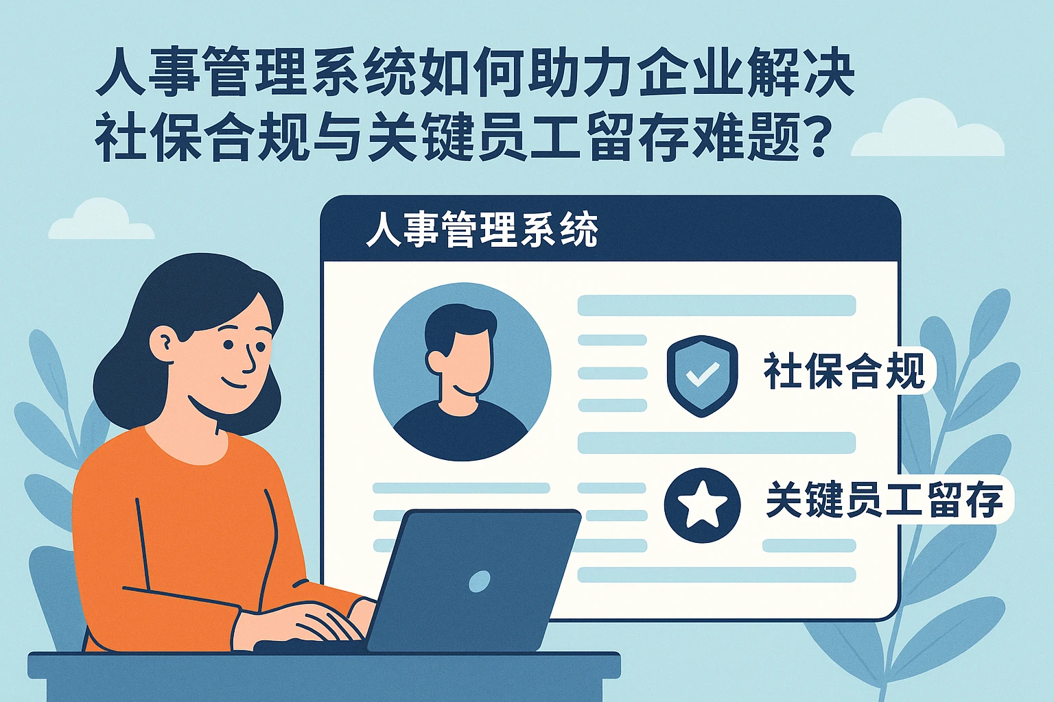 人事管理系统如何助力企业解决社保合规与关键员工留存难题?