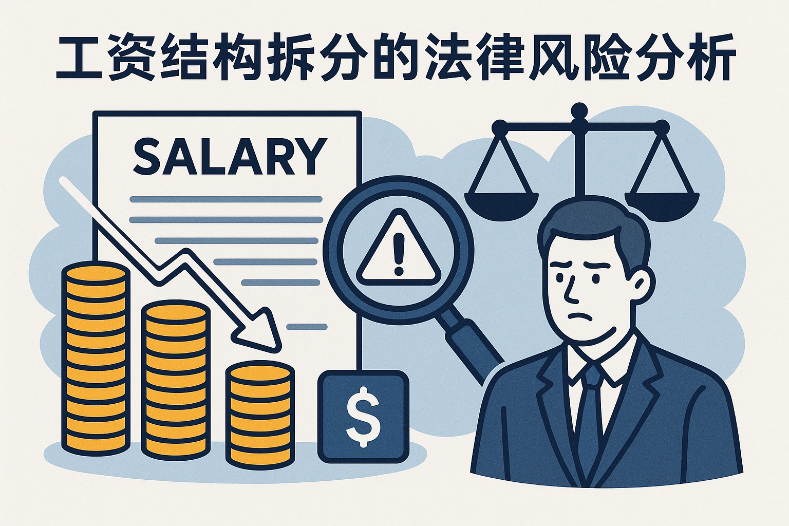 工资结构拆分的法律风险分析
