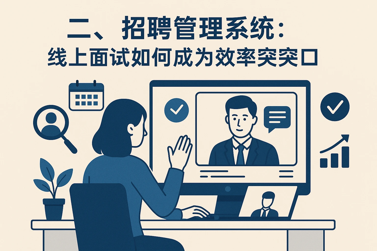 二、招聘管理系统:线上面试如何成为效率突破口