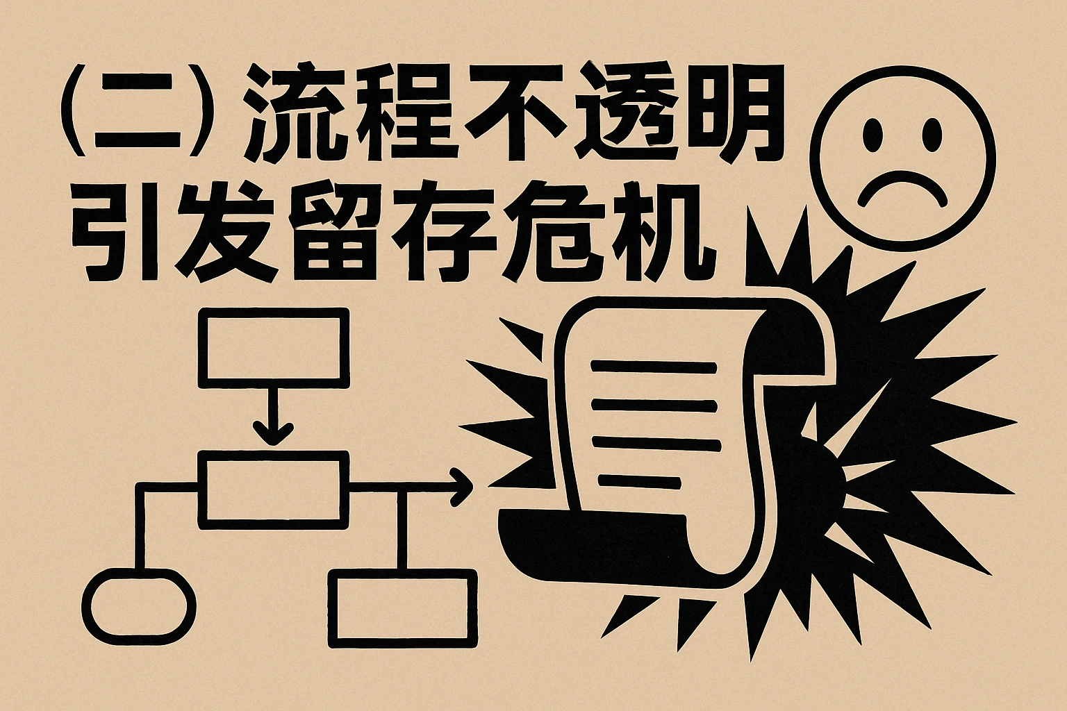 （二）流程不透明引发留存危机