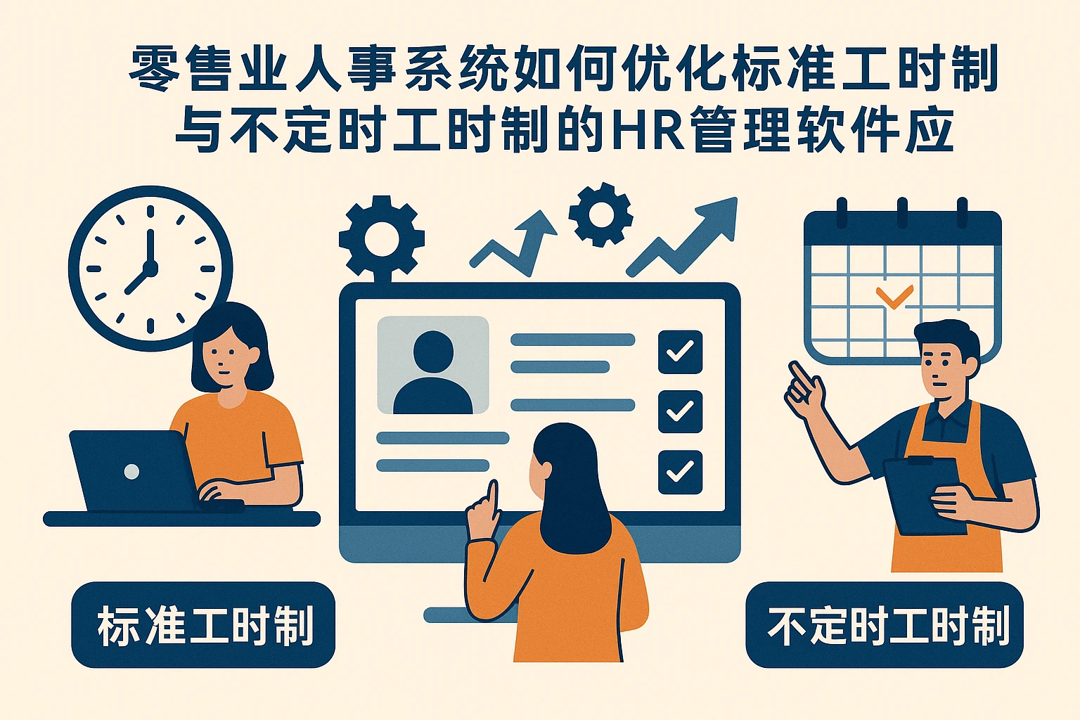 零售业人事系统如何优化标准工时制与不定时工时制的HR管理软件应用